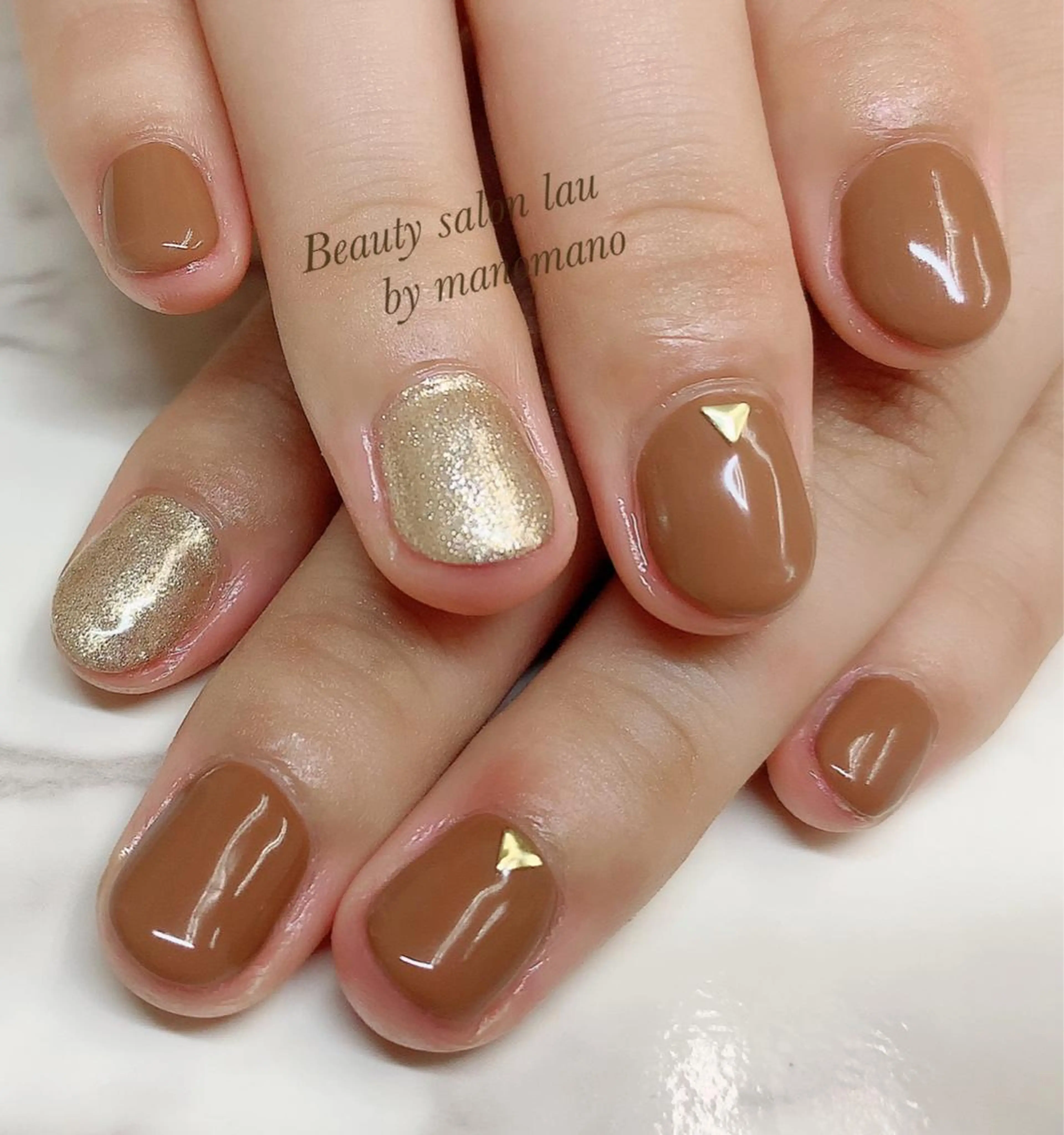 ネイル ハンドネイル ラウバイマノマノ なかざとのネイルデザイン