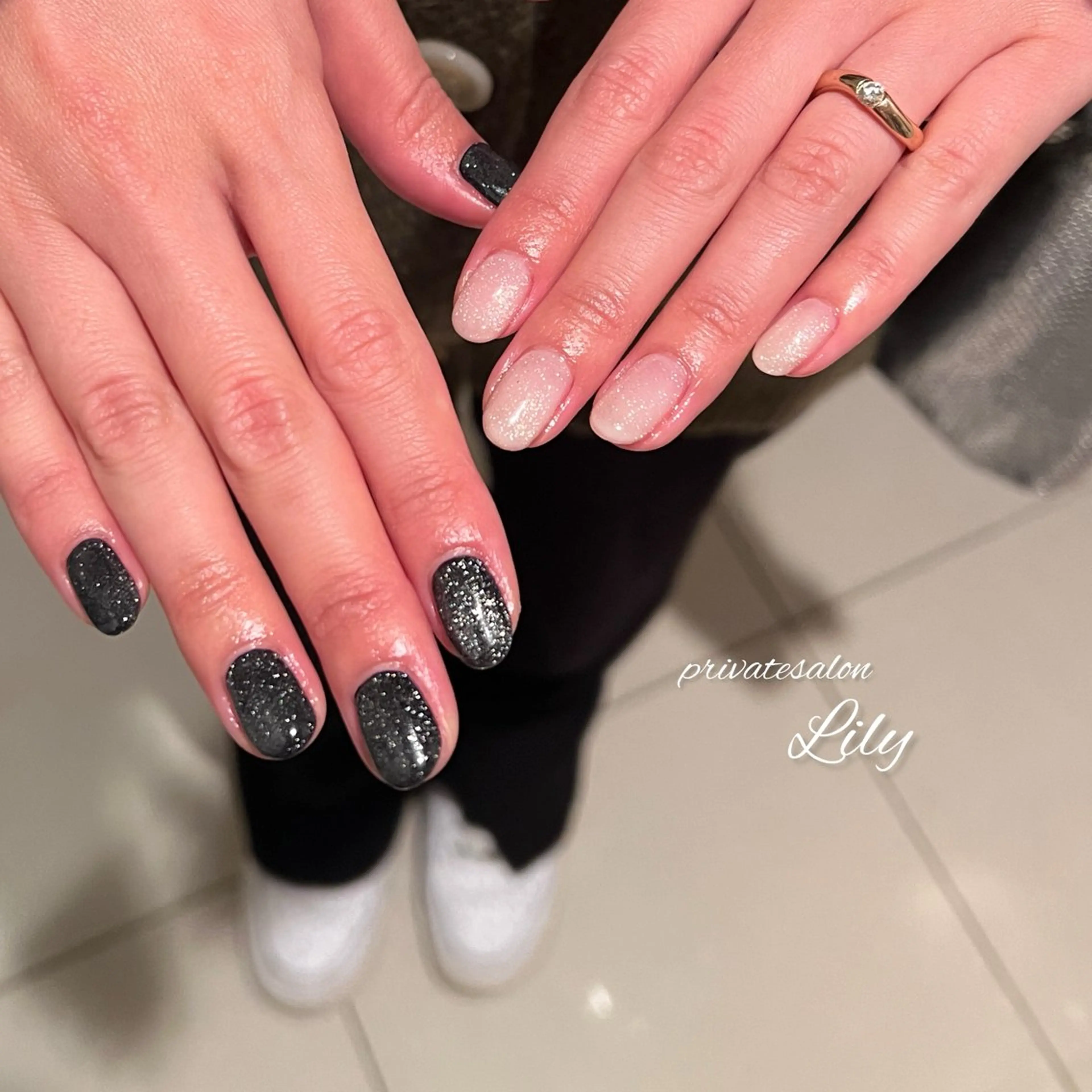 ネイル マグネットネイル ハンドネイル salon Lilyのネイルデザイン