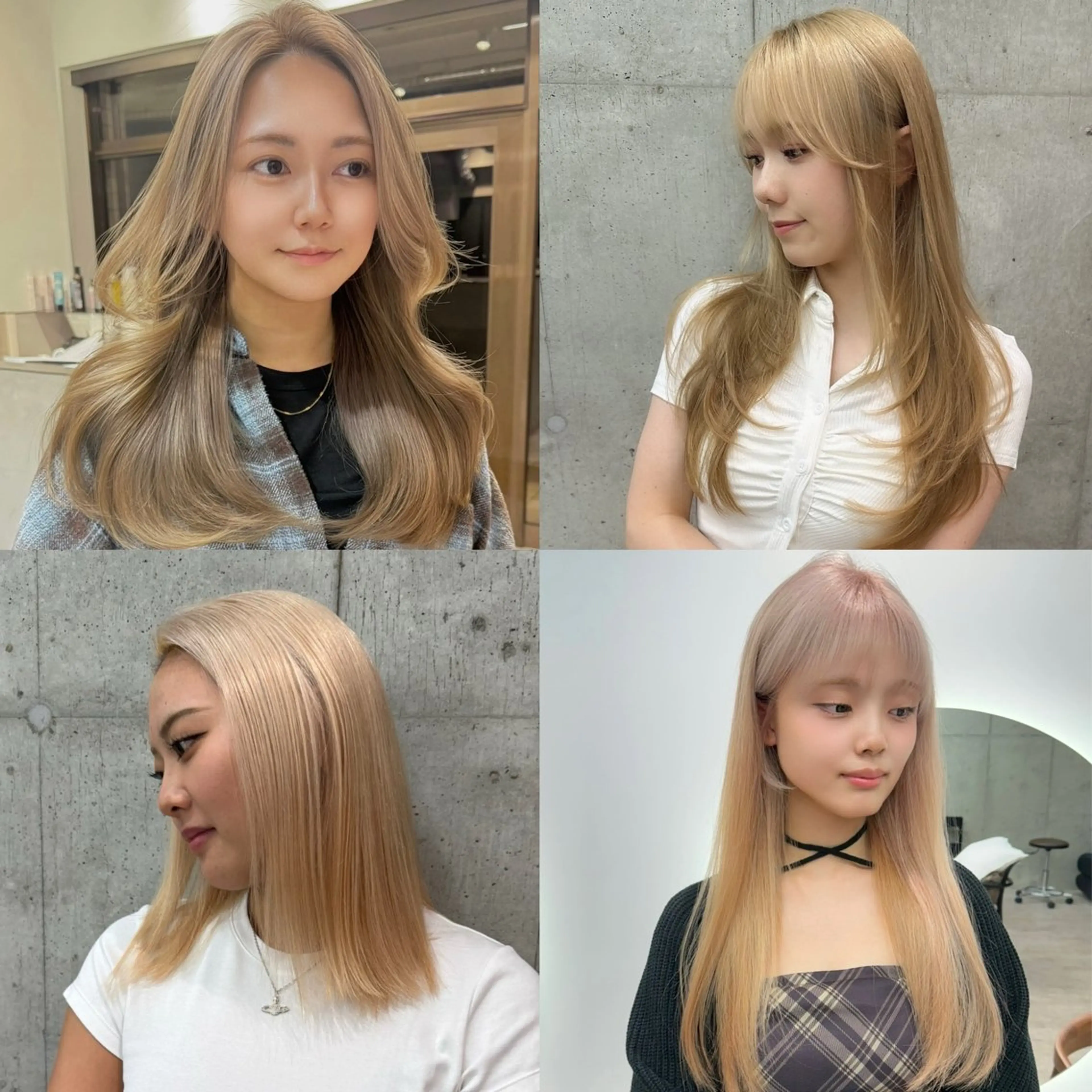 ロング カラー ブリーチ ダブルカラー イヤリングカラー イルミナカラー ブリーチなしカラー ヘアカラー トリートメント 立川✨ブリーチ/ ケアブリーチ特化✨のヘアスタイル