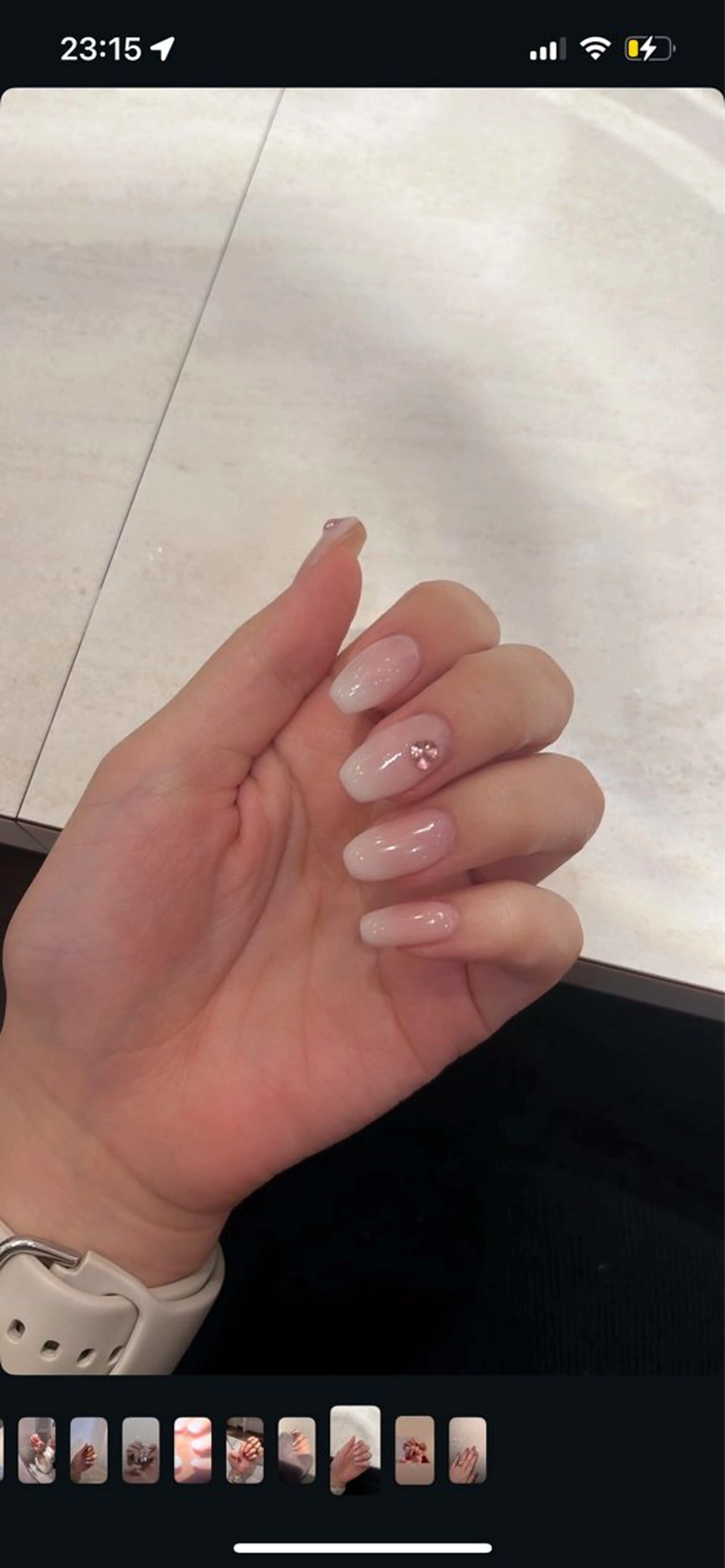 ネイル グラデーション ハンドネイル gratify心斎橋店所属・山下 舞華のネイルデザイン