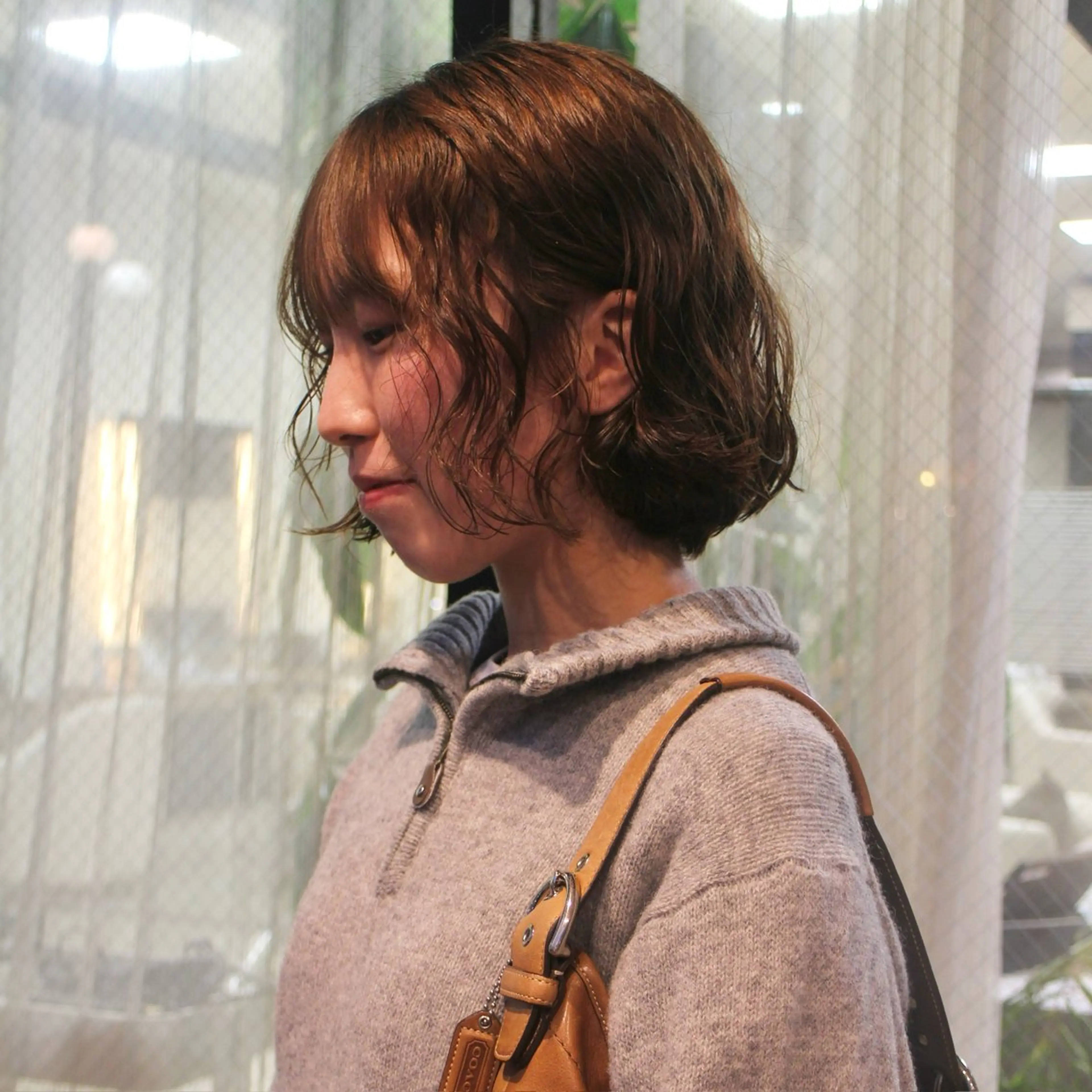 ショート パーマ カーリーパーマ/ 透明ｶﾗｰ/MIKUのヘアスタイル