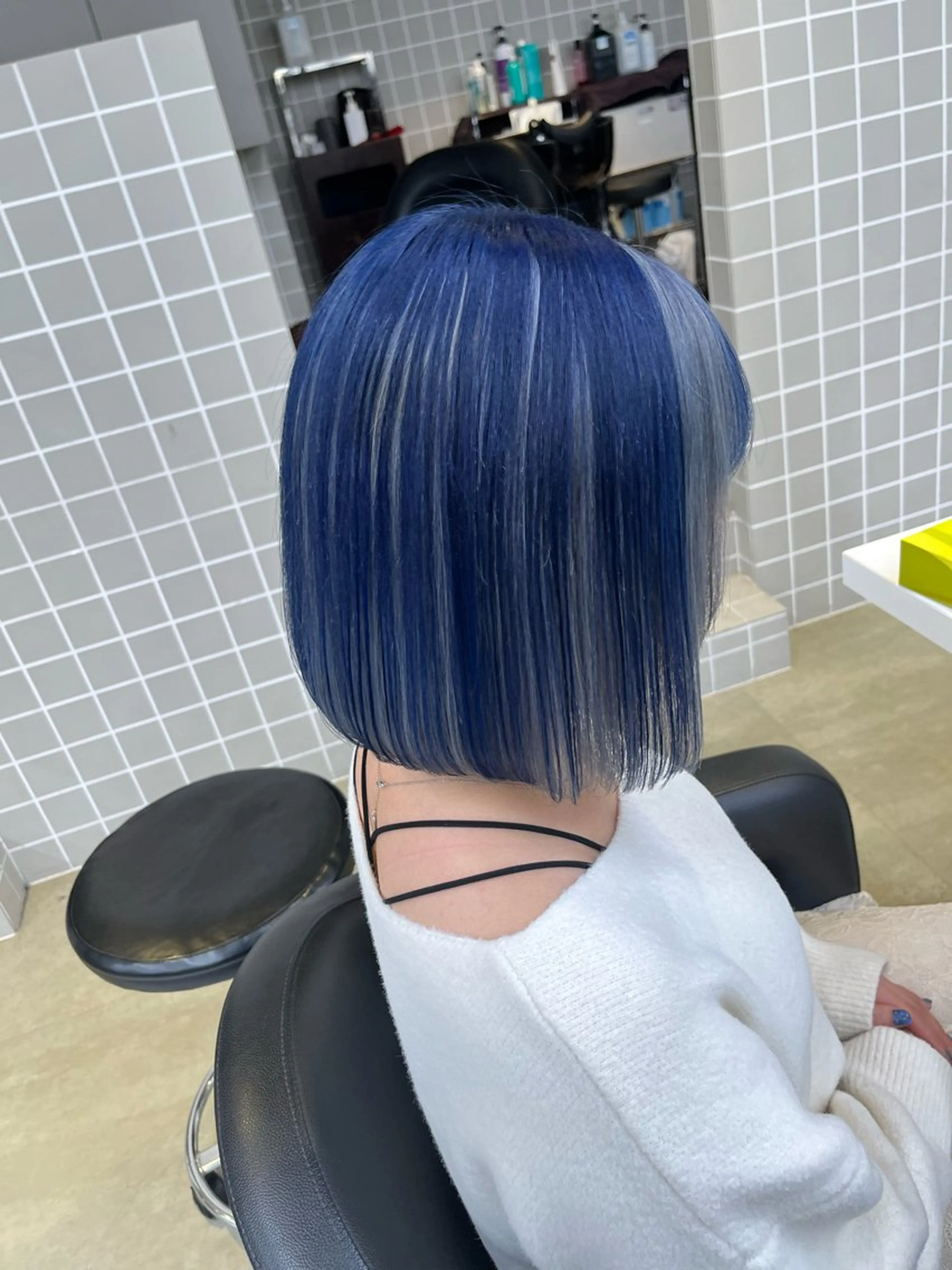 ショート ヘアカラー トリートメント ヘッドスパ ヘアセット 寒色＆ブリーチ特化 寒色MiOのヘアスタイル