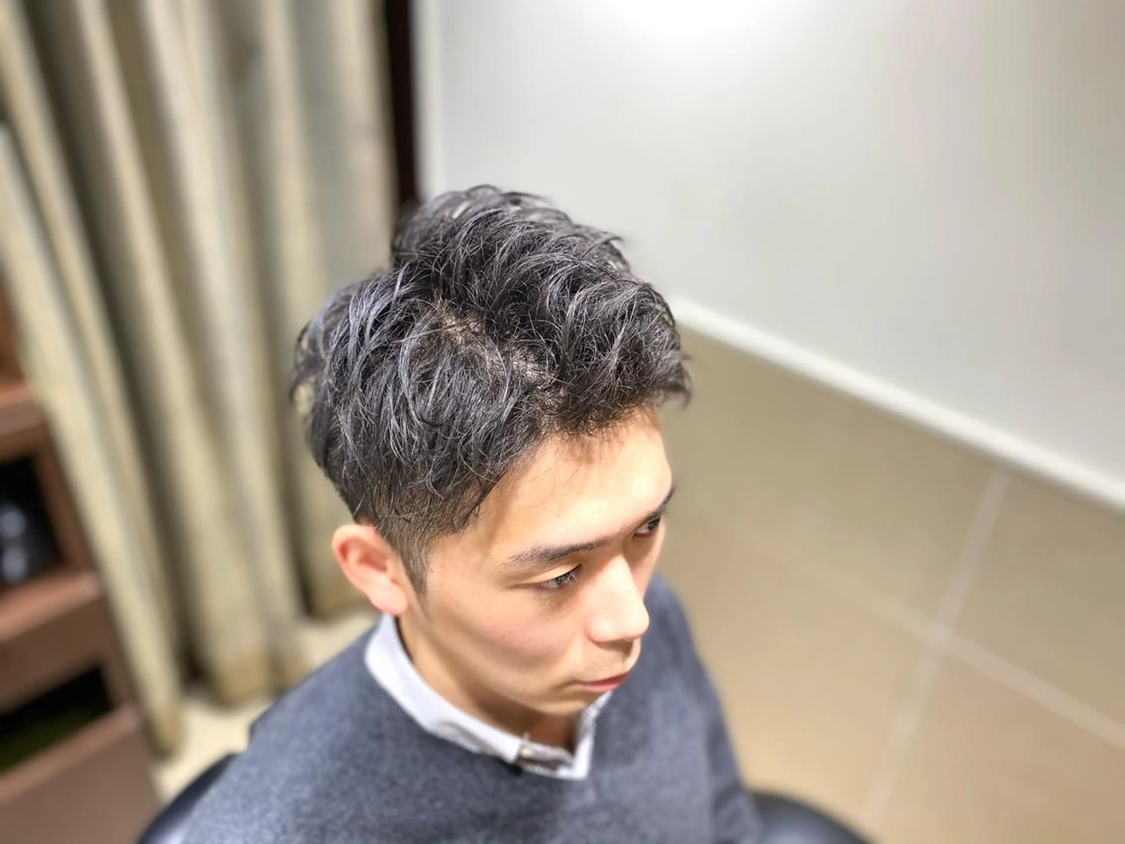 ミディアム メンズ HIRO GINZA 池袋東口店所属・林田 龍明のヘアスタイル