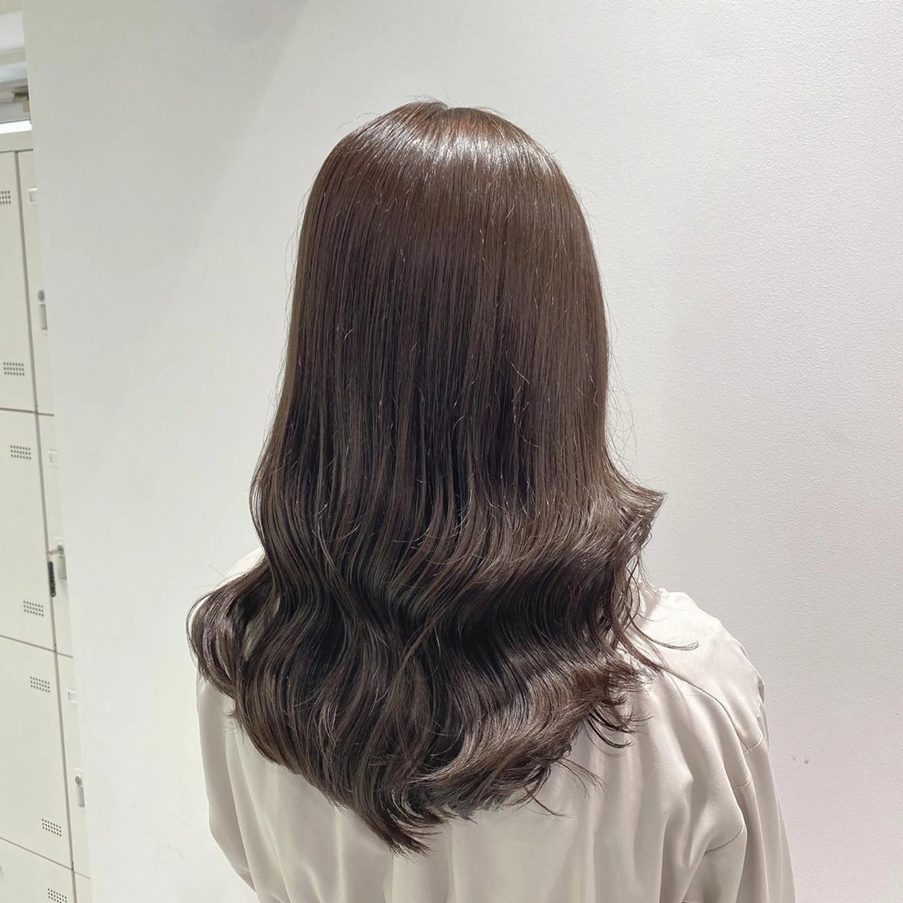 ロング カラー ミストバング 黒髪 ブリーチ ブルーカラー ブルーブラック *モデル募集🤍横浜 透明感カラー🫧のヘアスタイル