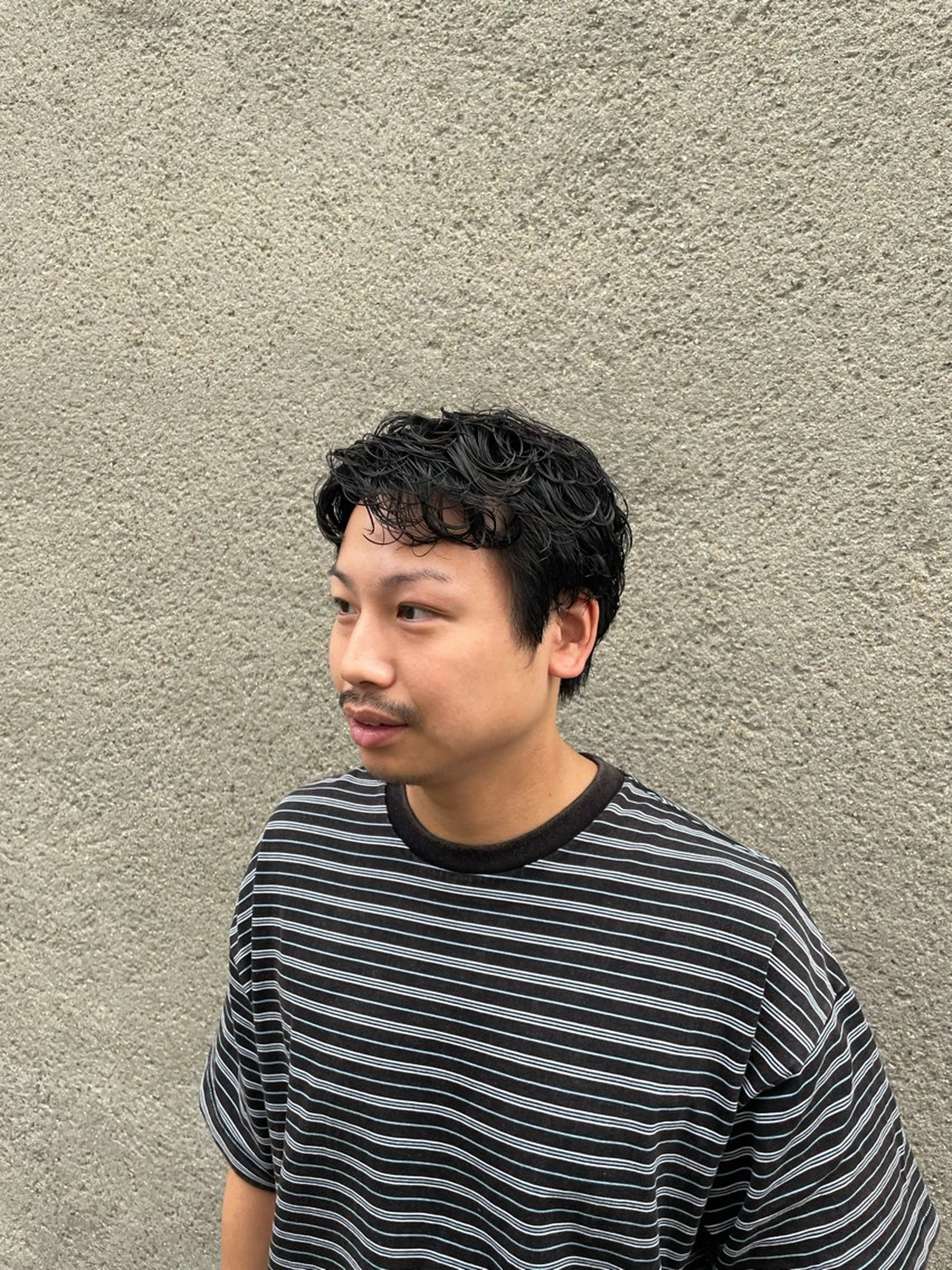 パーマ メンズ メンズパーマ 慎太朗メンズパーマ/ フェザー/スパイキーのヘアスタイル