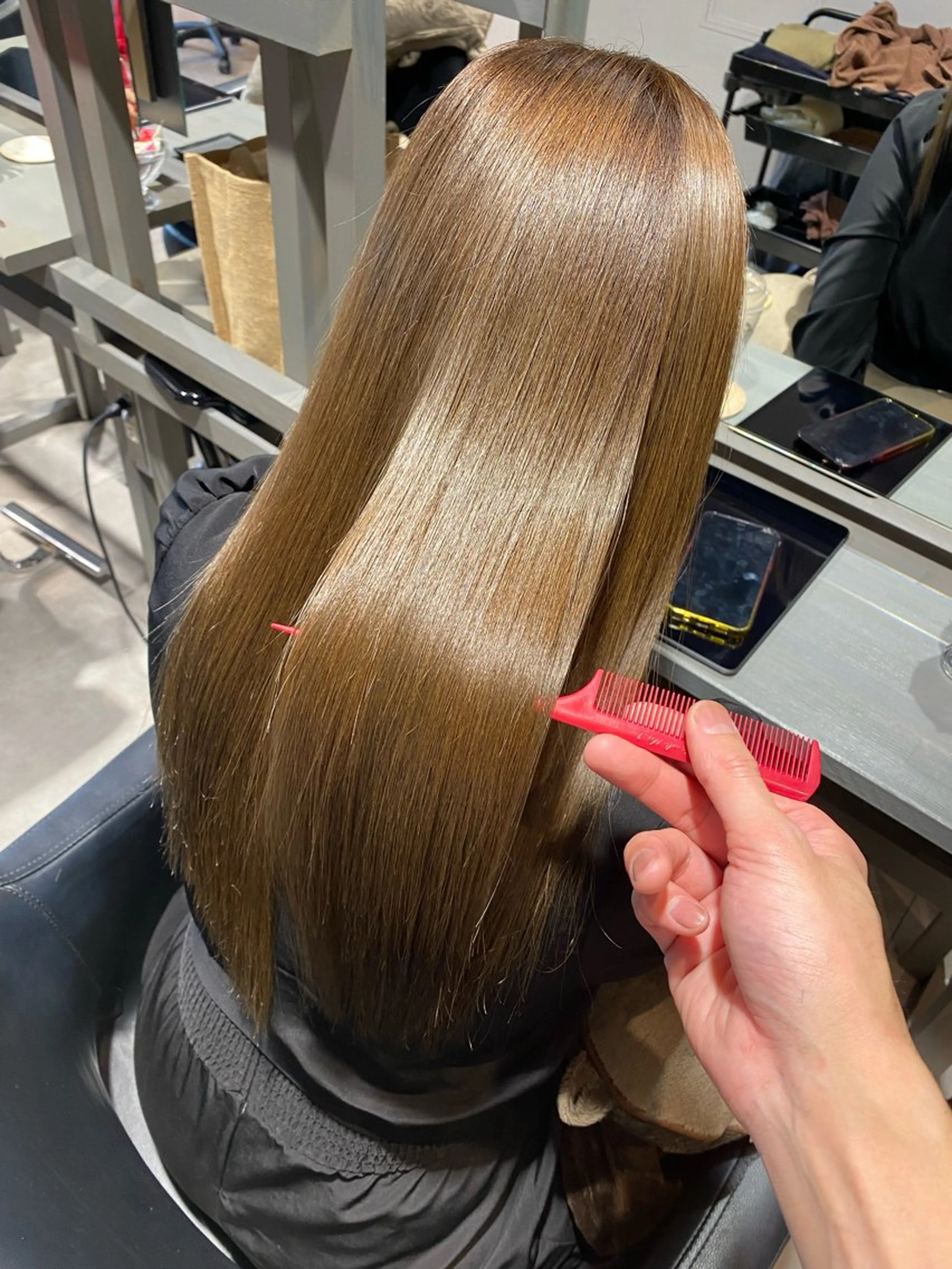 ロング 伸ばしかけ 髪質改善 縮毛矯正 また会いたくなる 美容師【KENTA】のヘアスタイル