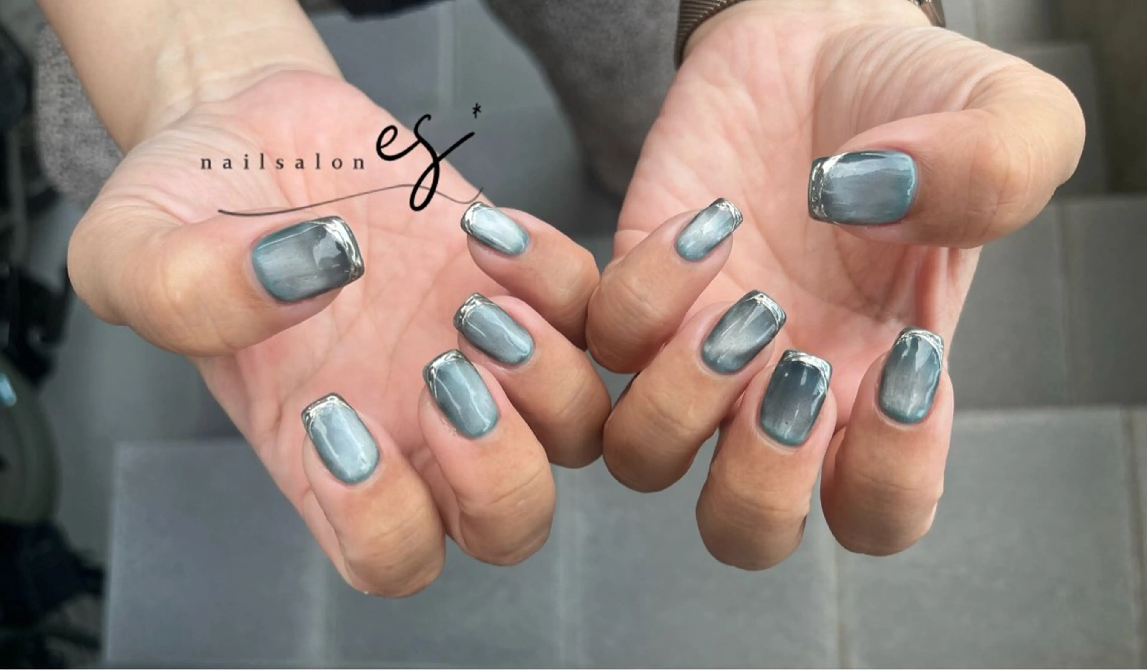 ネイル マグネットネイル nailsalon esのネイルデザイン