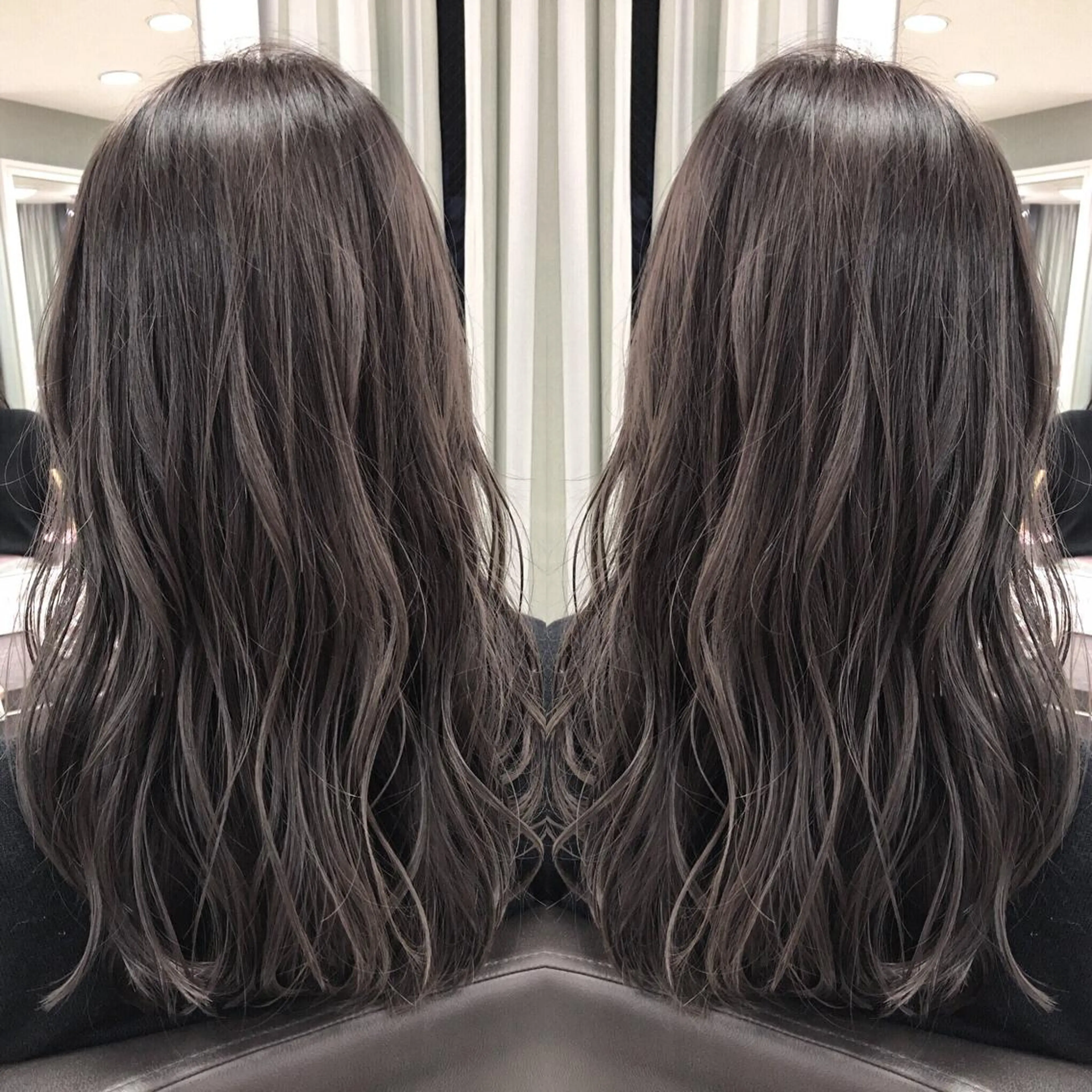 セミロング カラー box  mico. mutsumiのヘアスタイル