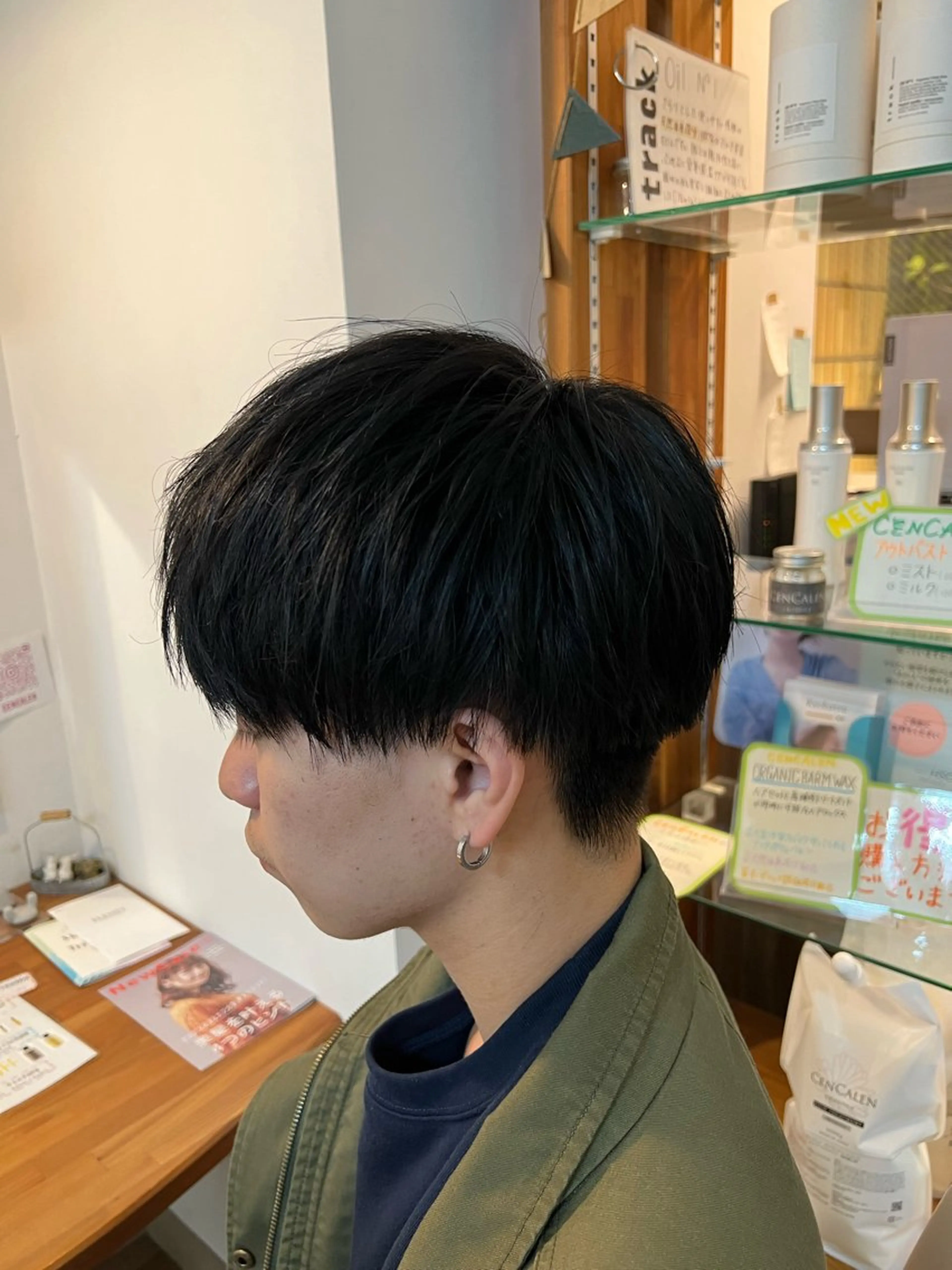 ショート メンズ カット 【髪質改善/縮毛矯正 /カラー】ホサカのヘアスタイル