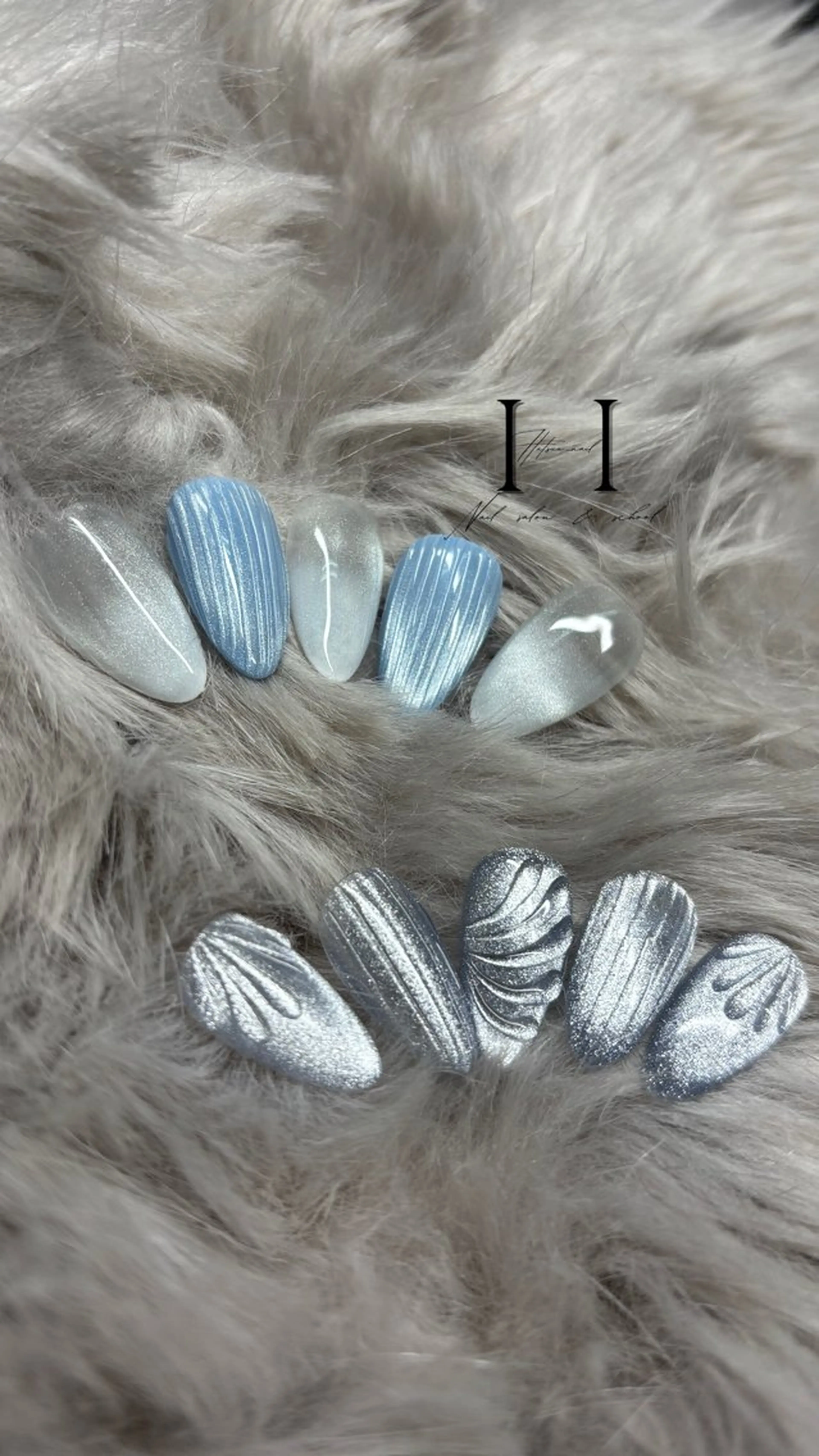 ネイル マグネットネイル ハンドネイル Hatsuu nail所属・HatsuuNail salonアリスのネイルデザイン