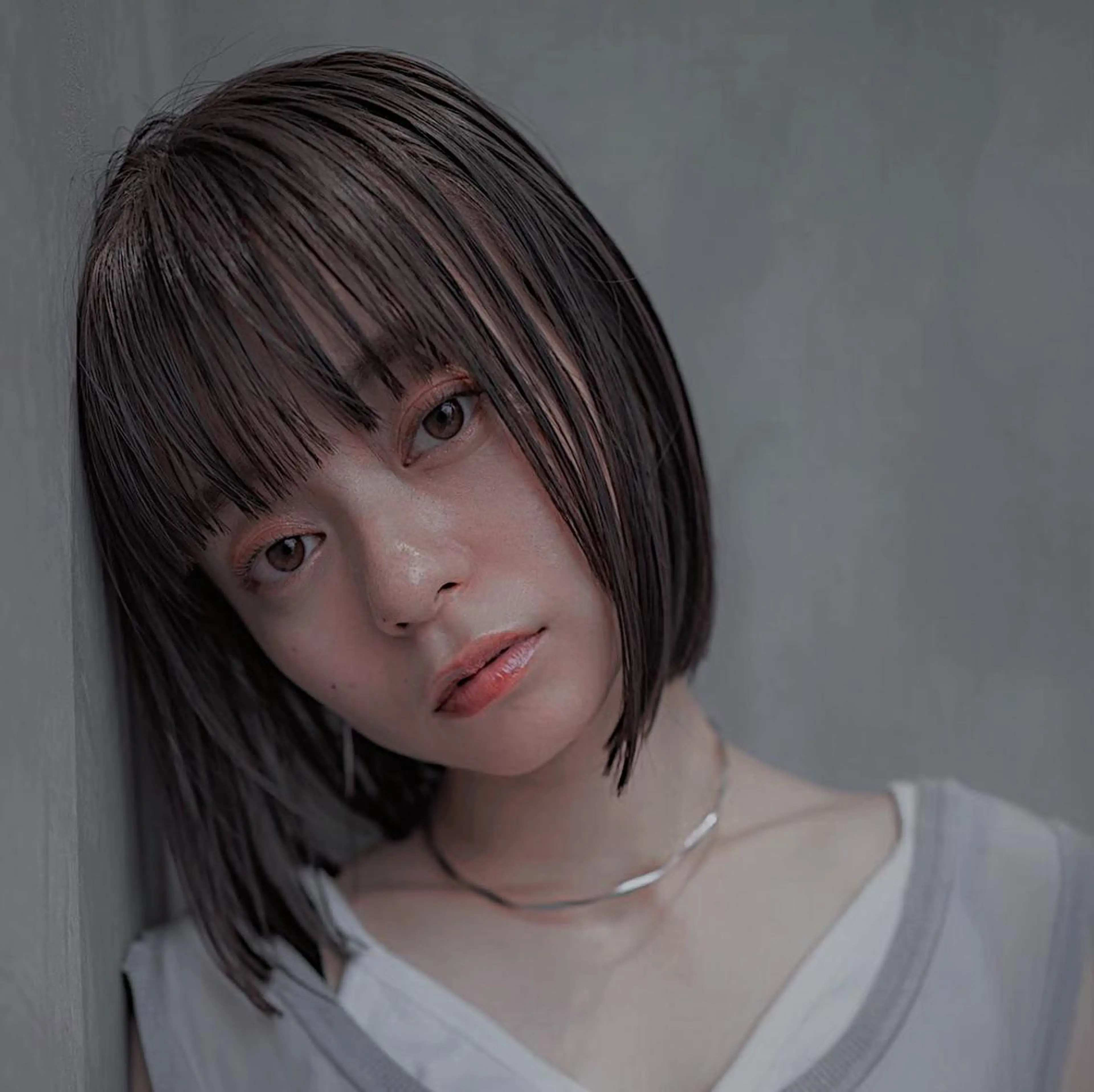 ショート ヘアアレンジ ボブ 波巻きスパイラルパー マ/シャドウパーマ駿のヘアスタイル