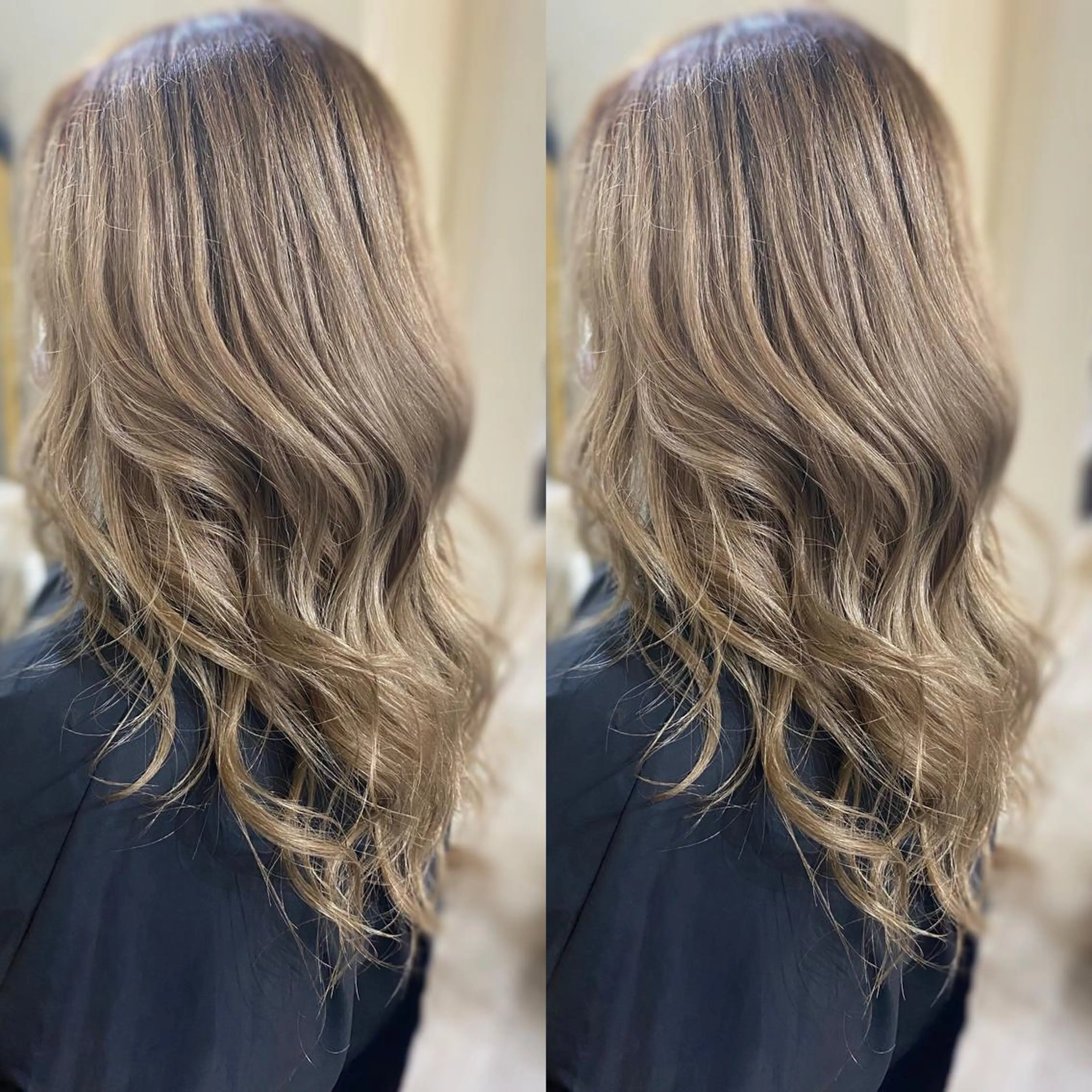 セミロング カラー カラー特化美容師 なかもと たつひろのヘアスタイル