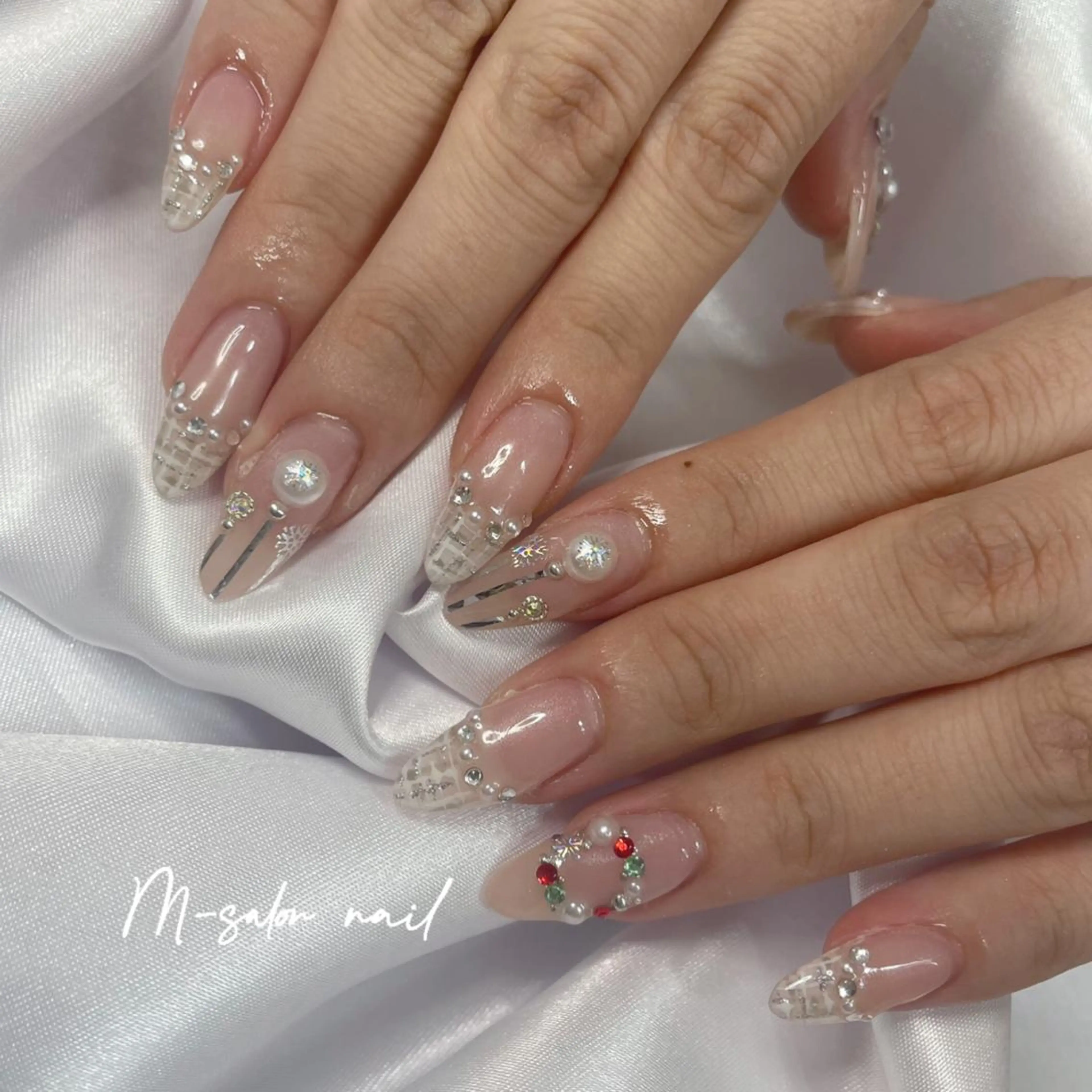 ネイル ハンドネイル 韓国/網紅/パーツ M-salonのネイルデザイン