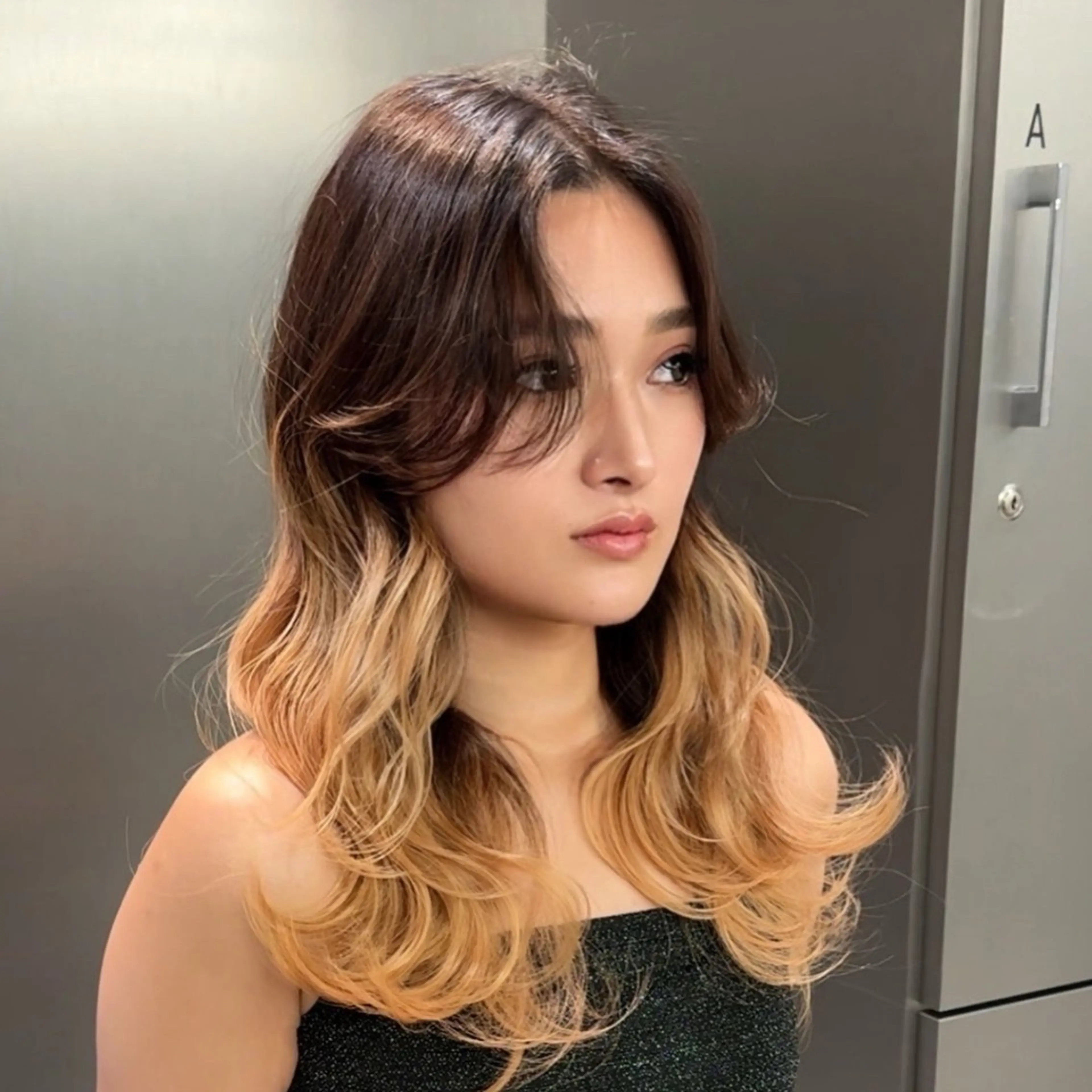 ロング カラー ヘアカラー ハイトーン/デザイン カラー／悠斗のヘアスタイル