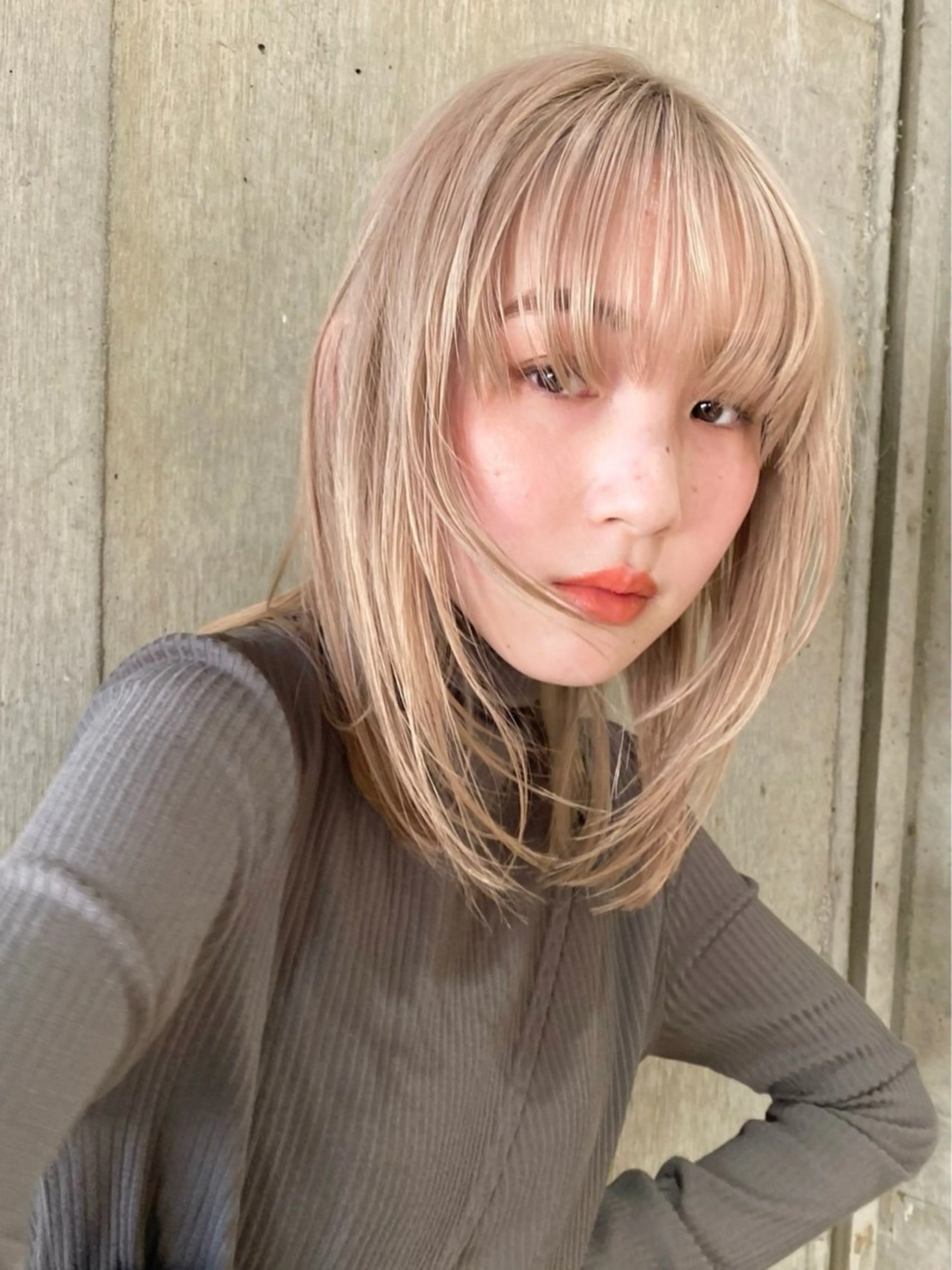 セミロング カラー ヘアカラー トリートメント elima 武蔵小杉所属・[メンズパーマ特化] 棚橋大翔のヘアスタイル