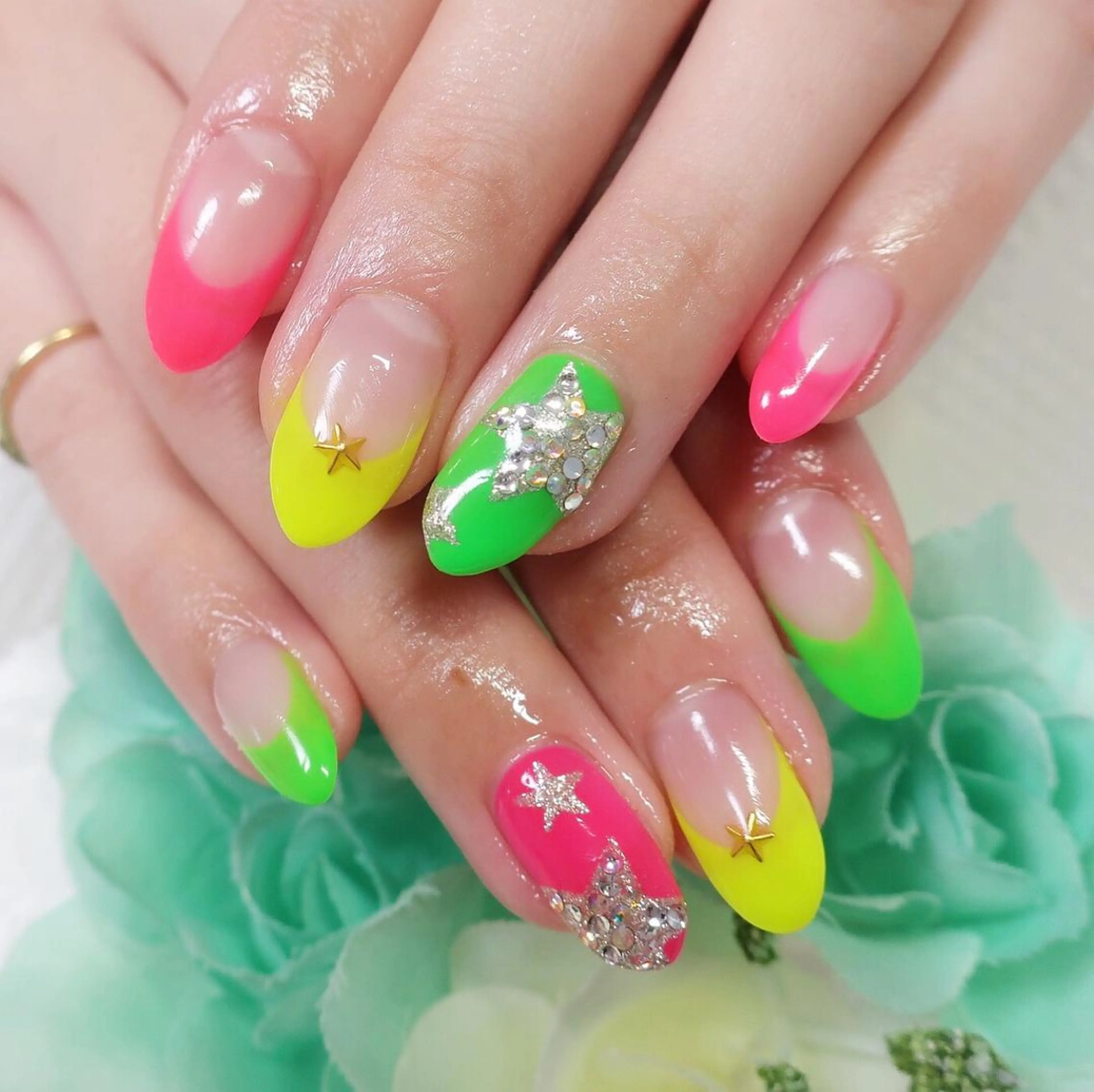 ネイル アートネイル シンプルネイル つきかわ ともみのネイルデザイン