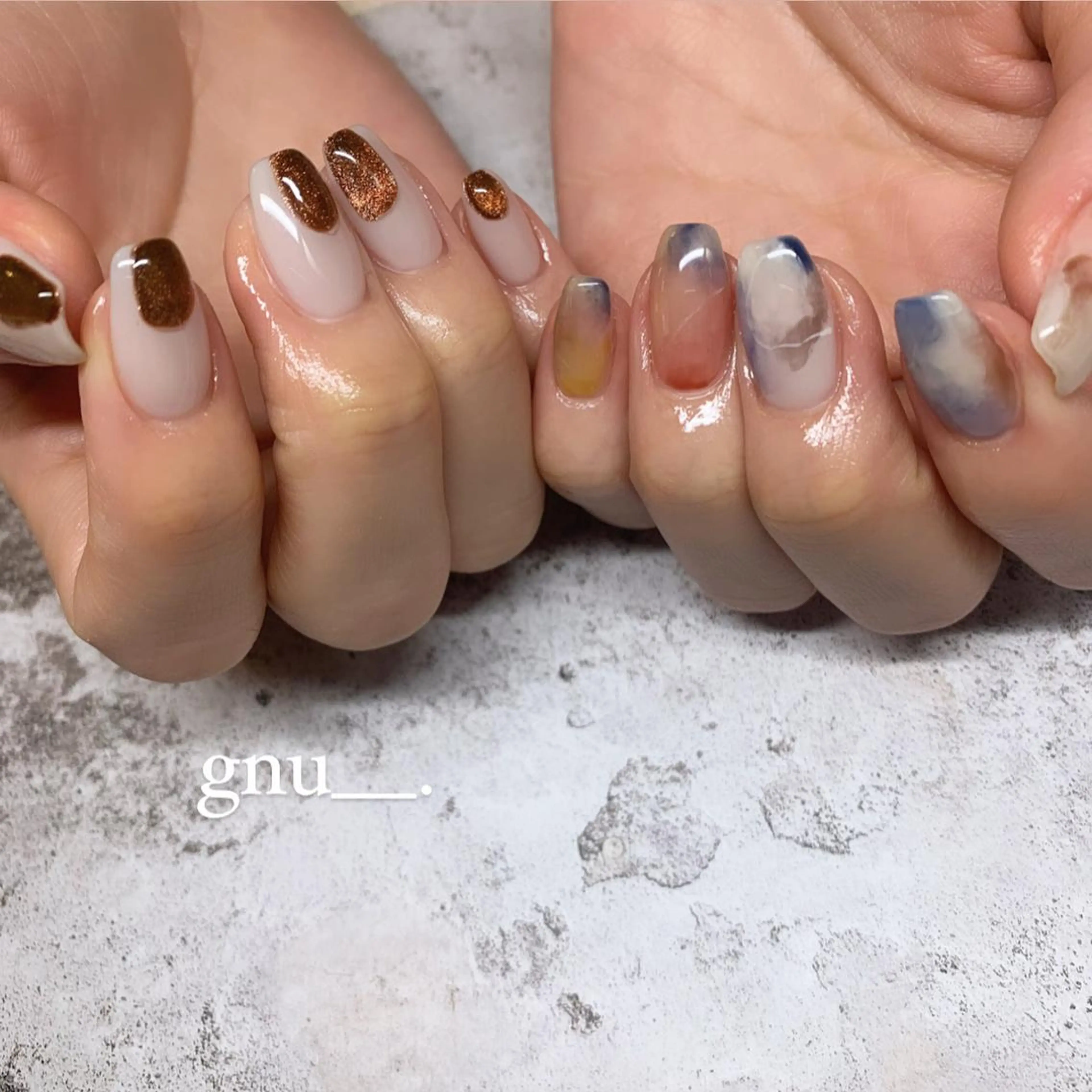 ネイル ハンドネイル gnu__. nailのネイルデザイン