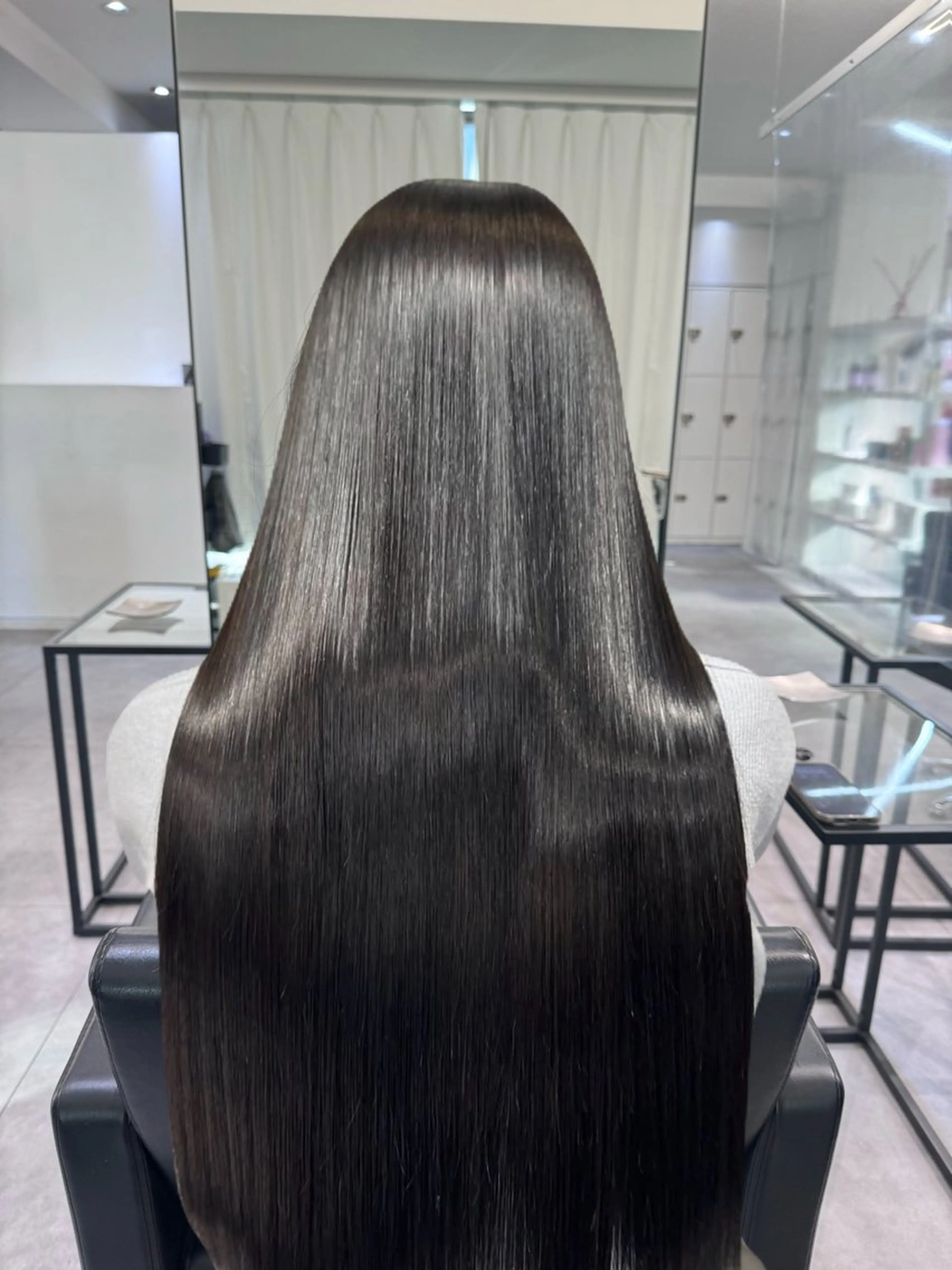 ロング 縮毛矯正 トリートメント AHNKISM所属・髪質改善/艶カラー HANAのヘアスタイル