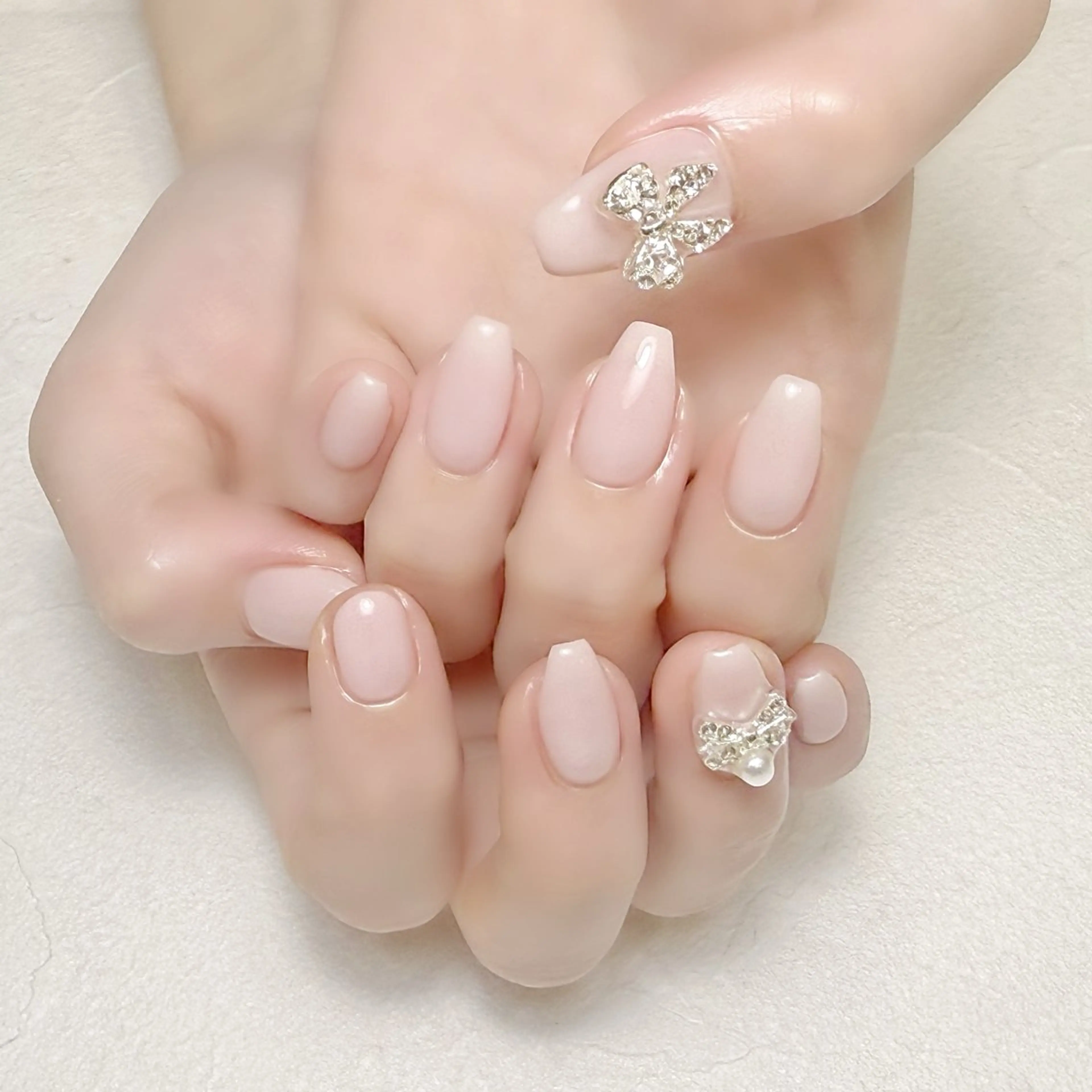 ネイル オフィスネイル ワンカラーネイル 春ネイル rouse nail RISATOのネイルデザイン