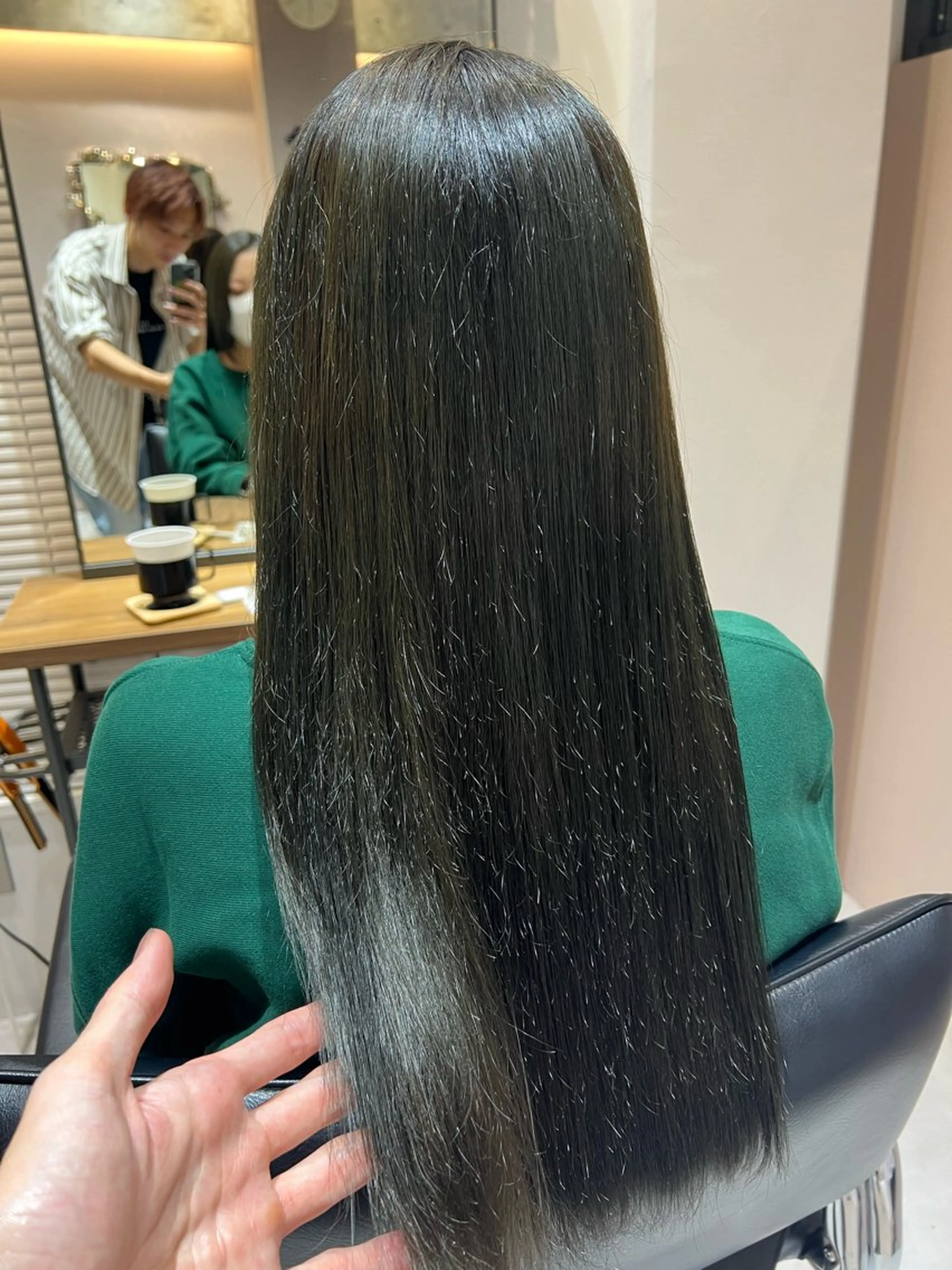 カラー オレンジ ✨艶髪職人艶カラー✨ 中本輝人のヘアスタイル