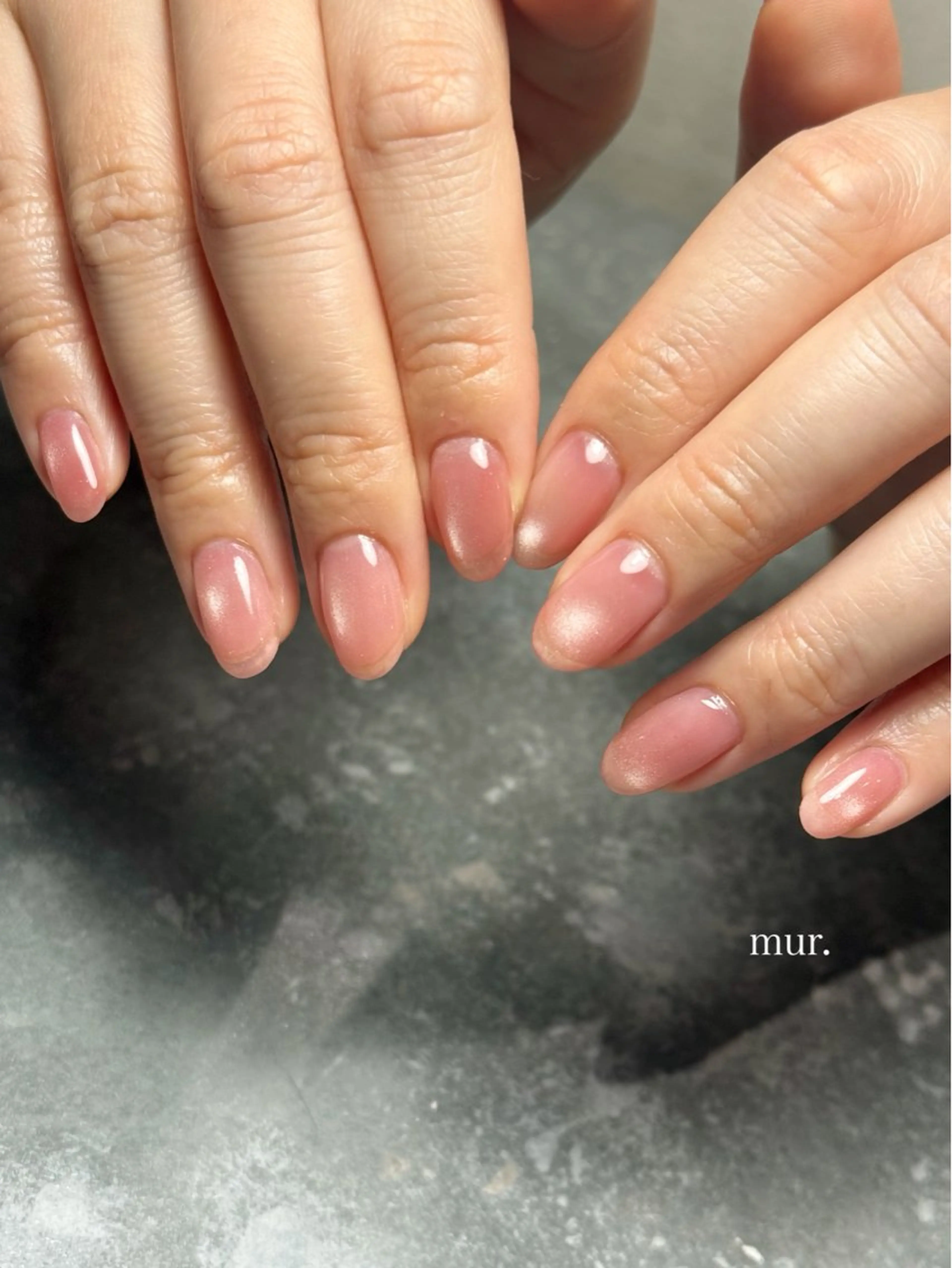 ネイル マグネットネイル 春ネイル nail salon　mur.所属・mur. harukaのネイルデザイン