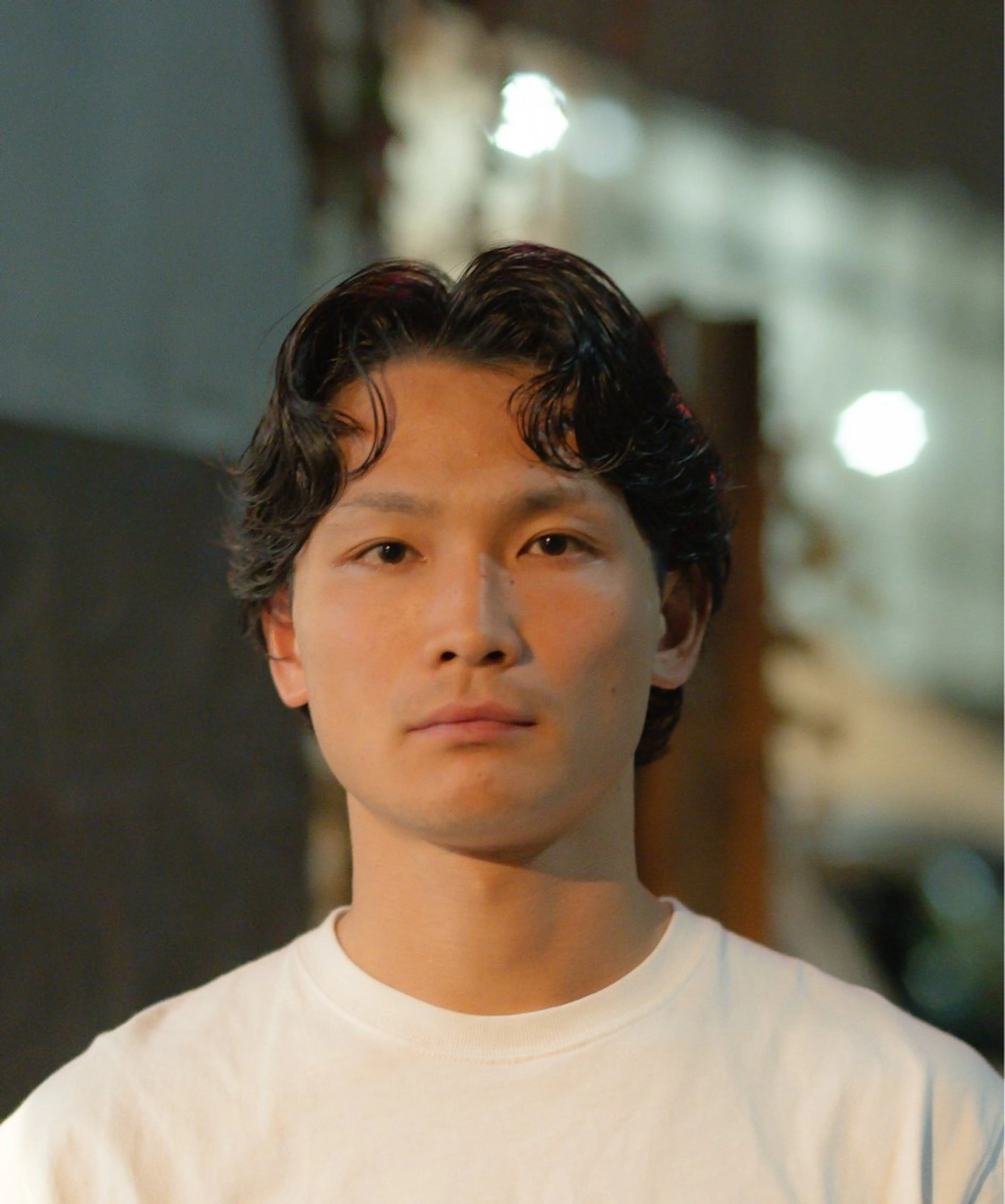 ミディアム カラー パーマ メンズ カット パーマ 🔗メンズサロン🔗 Kieのヘアスタイル