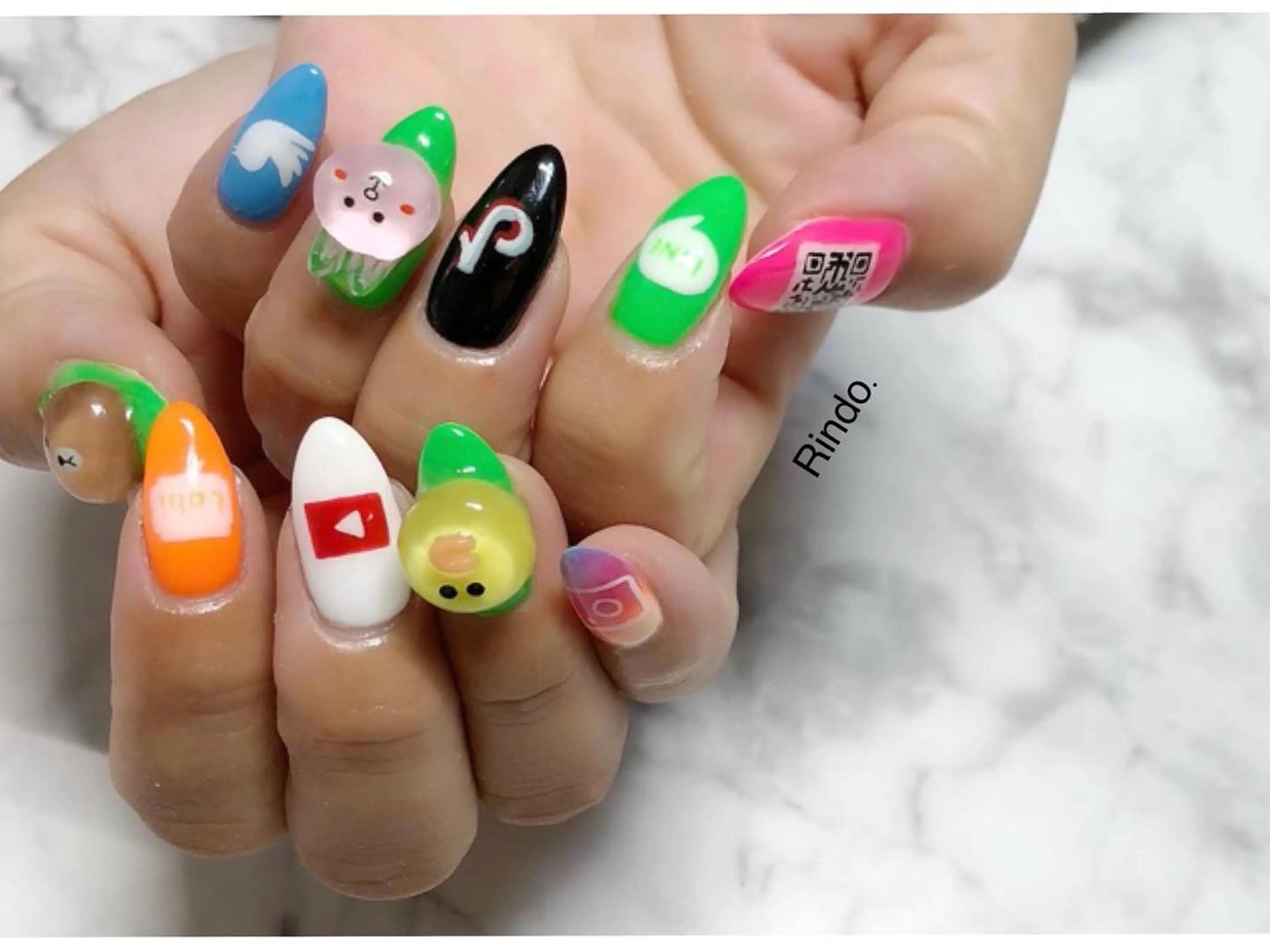 ネイル ハンドネイル Rindo.ネイル ♡耳つぼジュエリーのその他イメージ