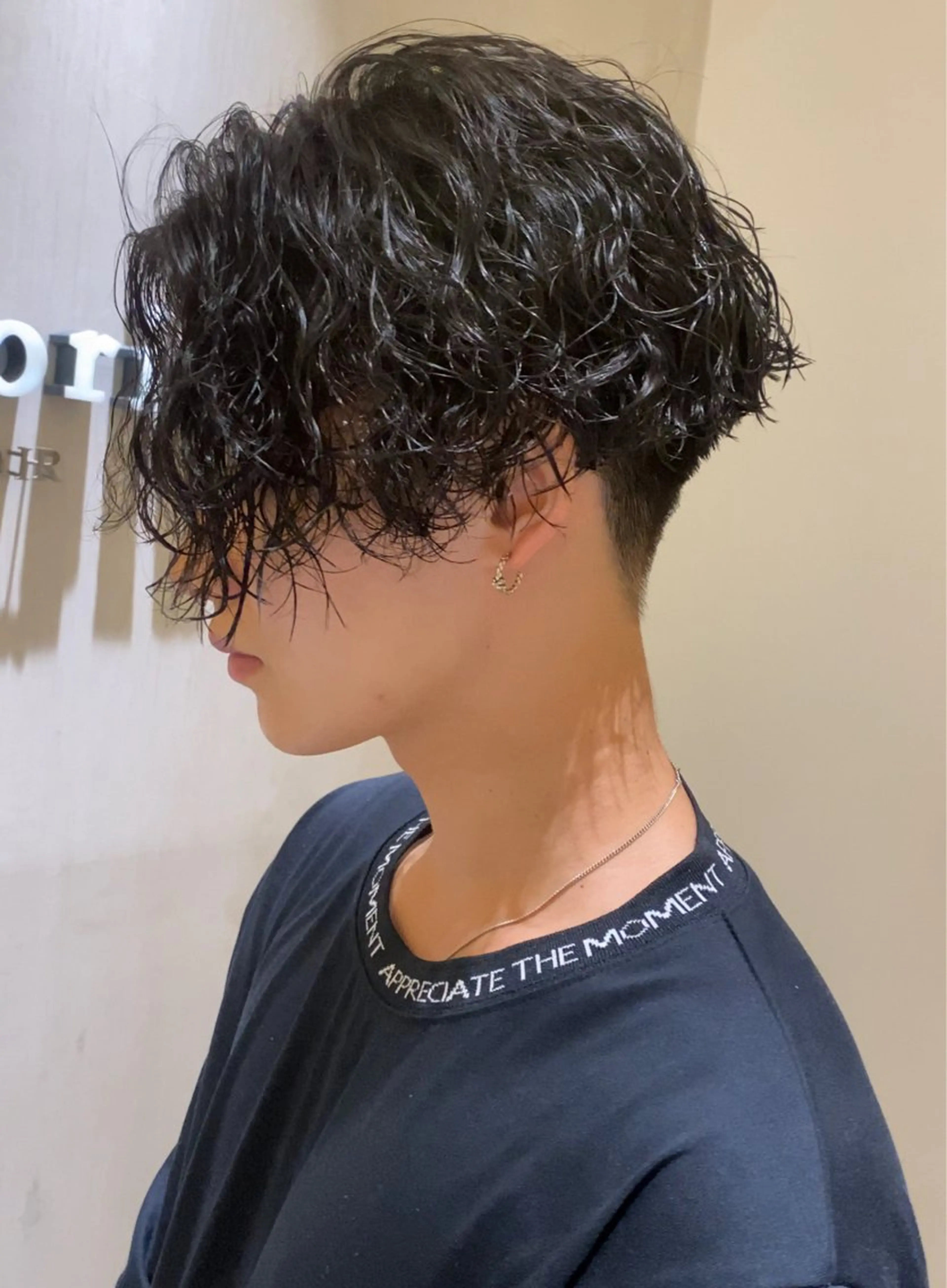 ショート 新宿/韓国メンズ RIKUパーマのヘアスタイル