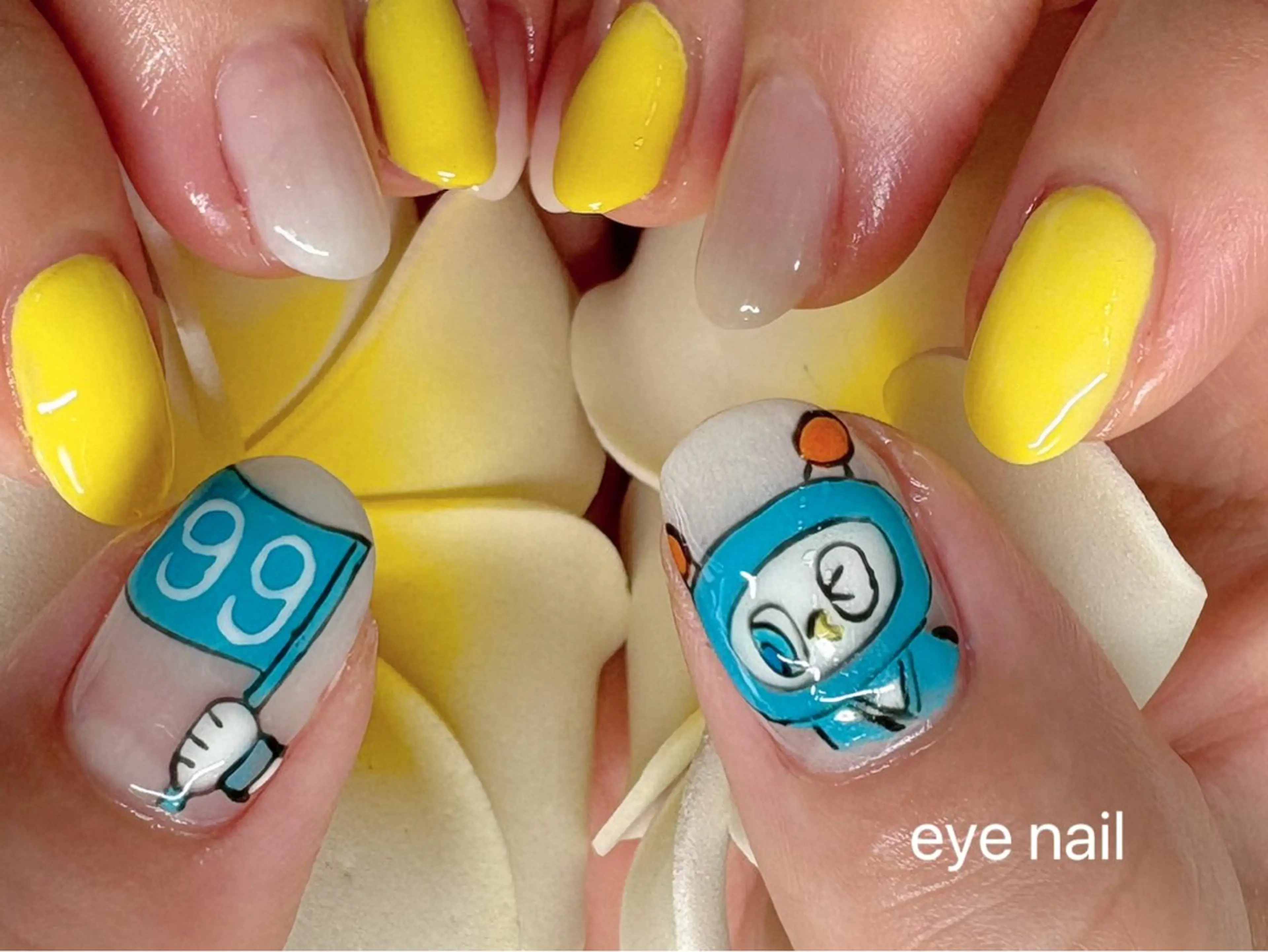 ネイル ジェルネイル ワンカラーネイル ハンドネイル Eye nailのネイルデザイン