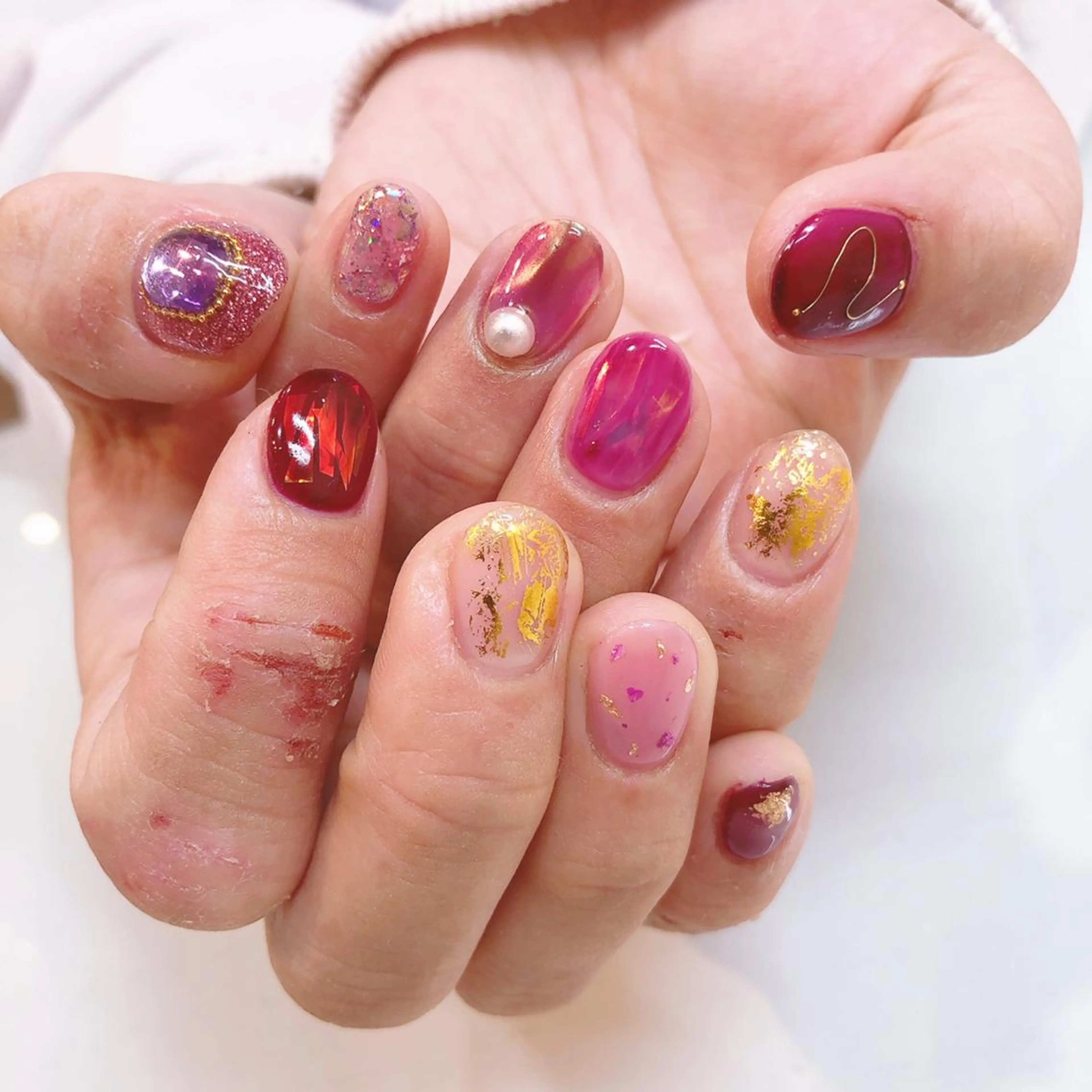 ネイル 原 麻耶のヘアスタイル