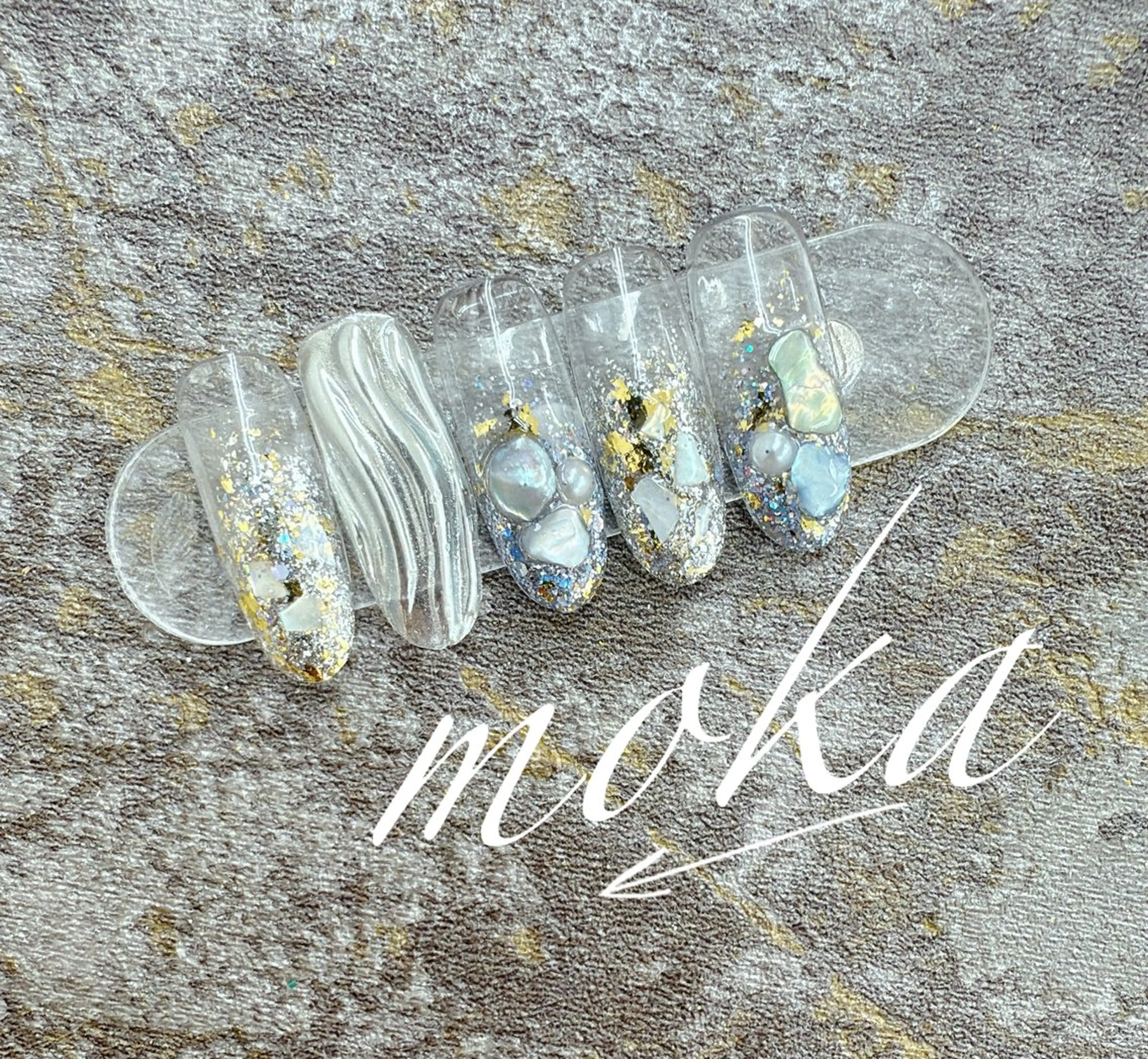 ネイル ハンドネイル ハンドケア 胡蝶蘭レディースサロ ンNailMOKAのネイルデザイン