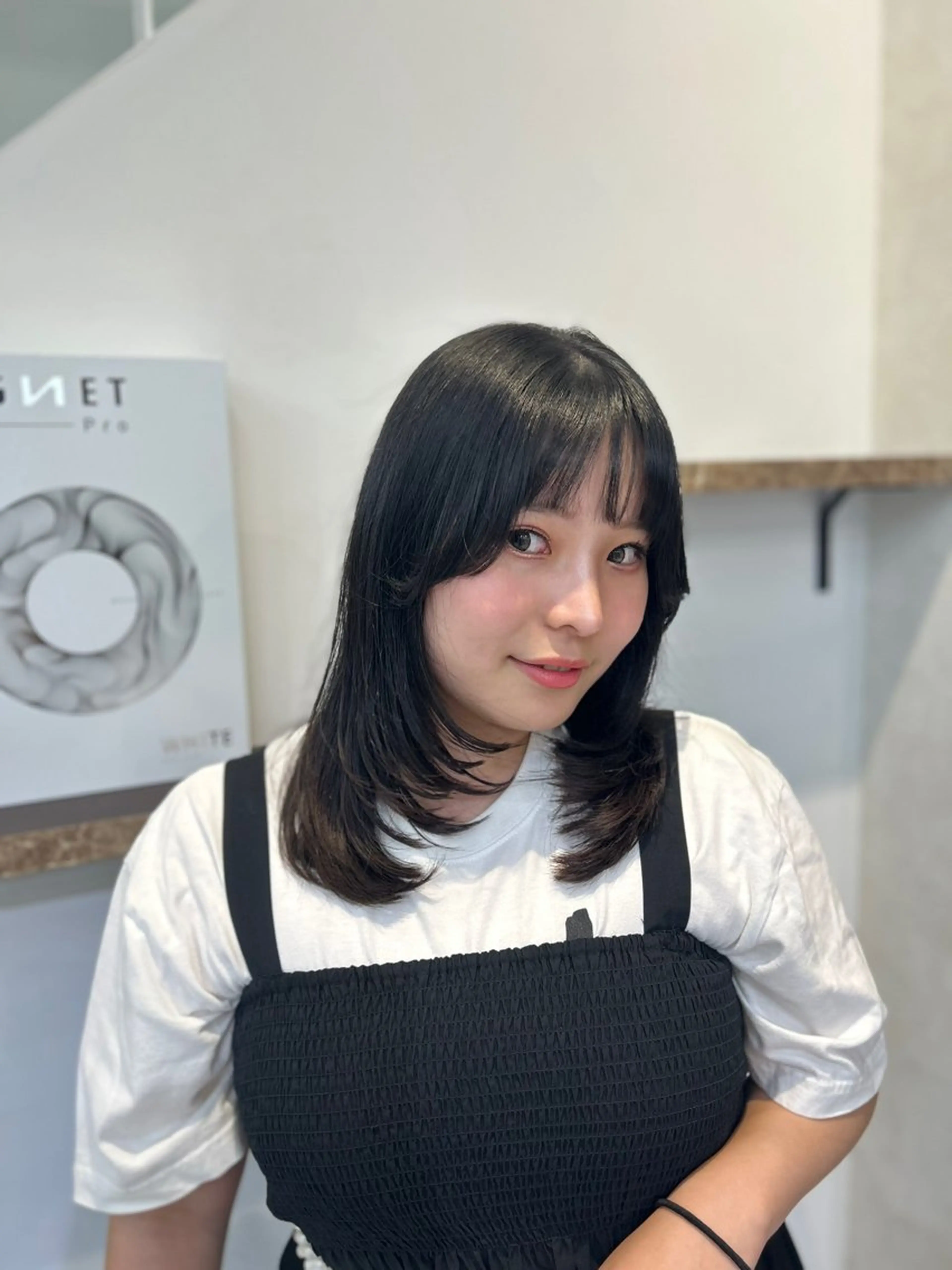 ロング カット VIEW Tokyo所属・🎀ミディアムボブ/ 縮毛矯正/ひかりのヘアスタイル