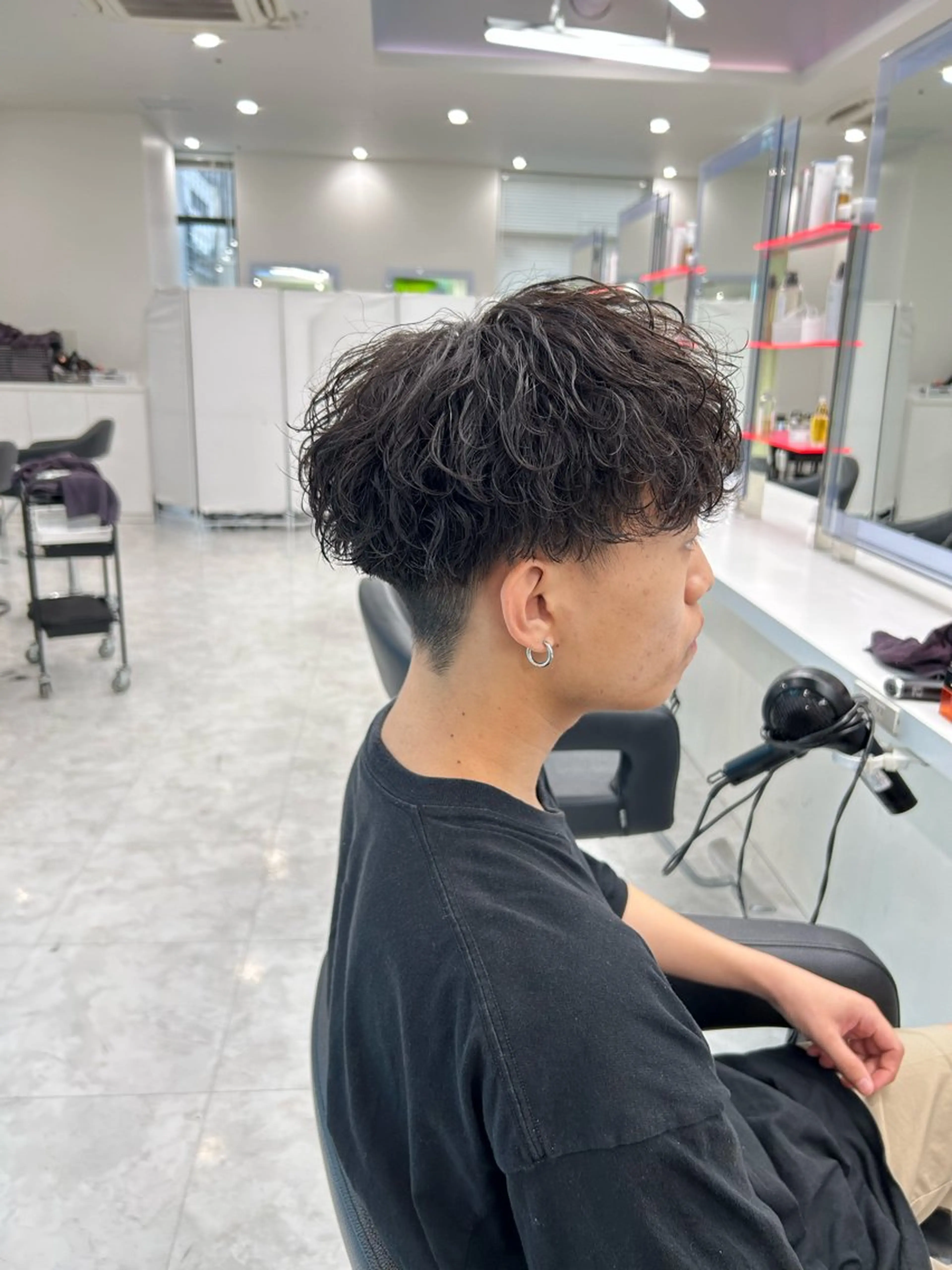 ショート メンズ メンズパーマ 波巻きパーマ 韓国カット/ パーマ/KOTAのヘアスタイル