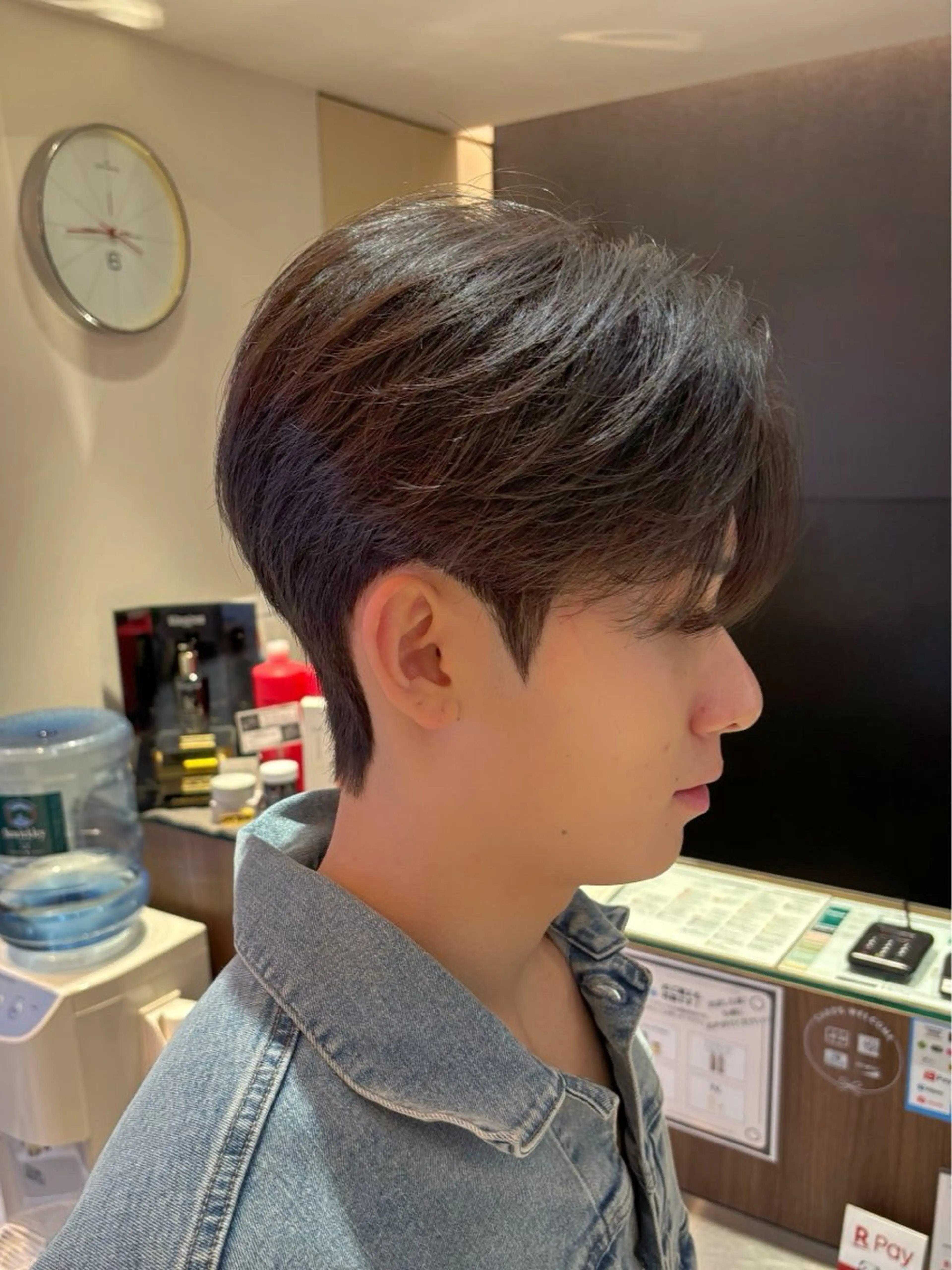 ショート パーマ メンズ カット パーマ カルマパーマ韓国ヘア shiryuのヘアスタイル