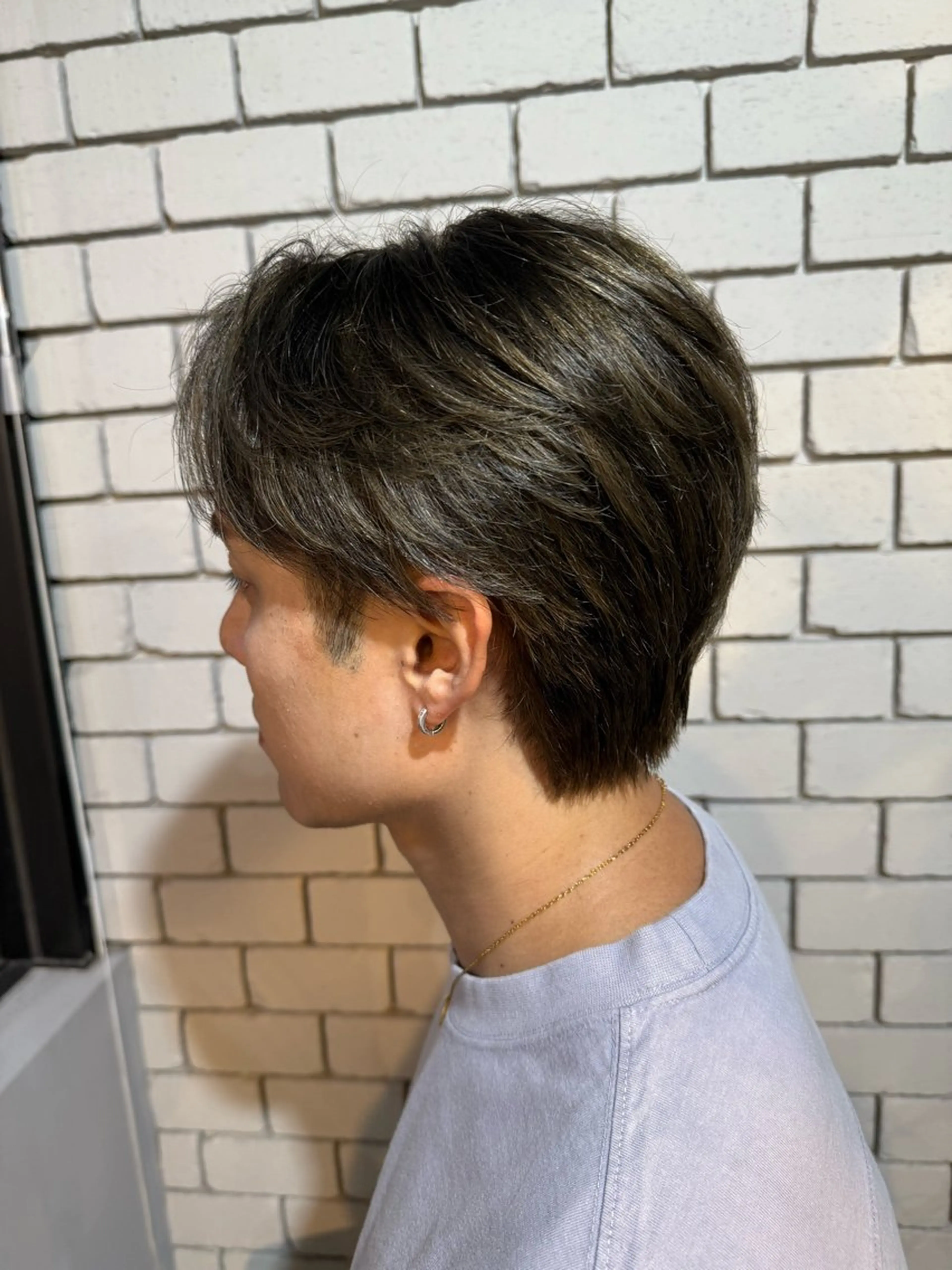 カラー メンズ グレージュ カット ヘアカラー メンズ特化美容師/栄 /本間さつきのヘアスタイル