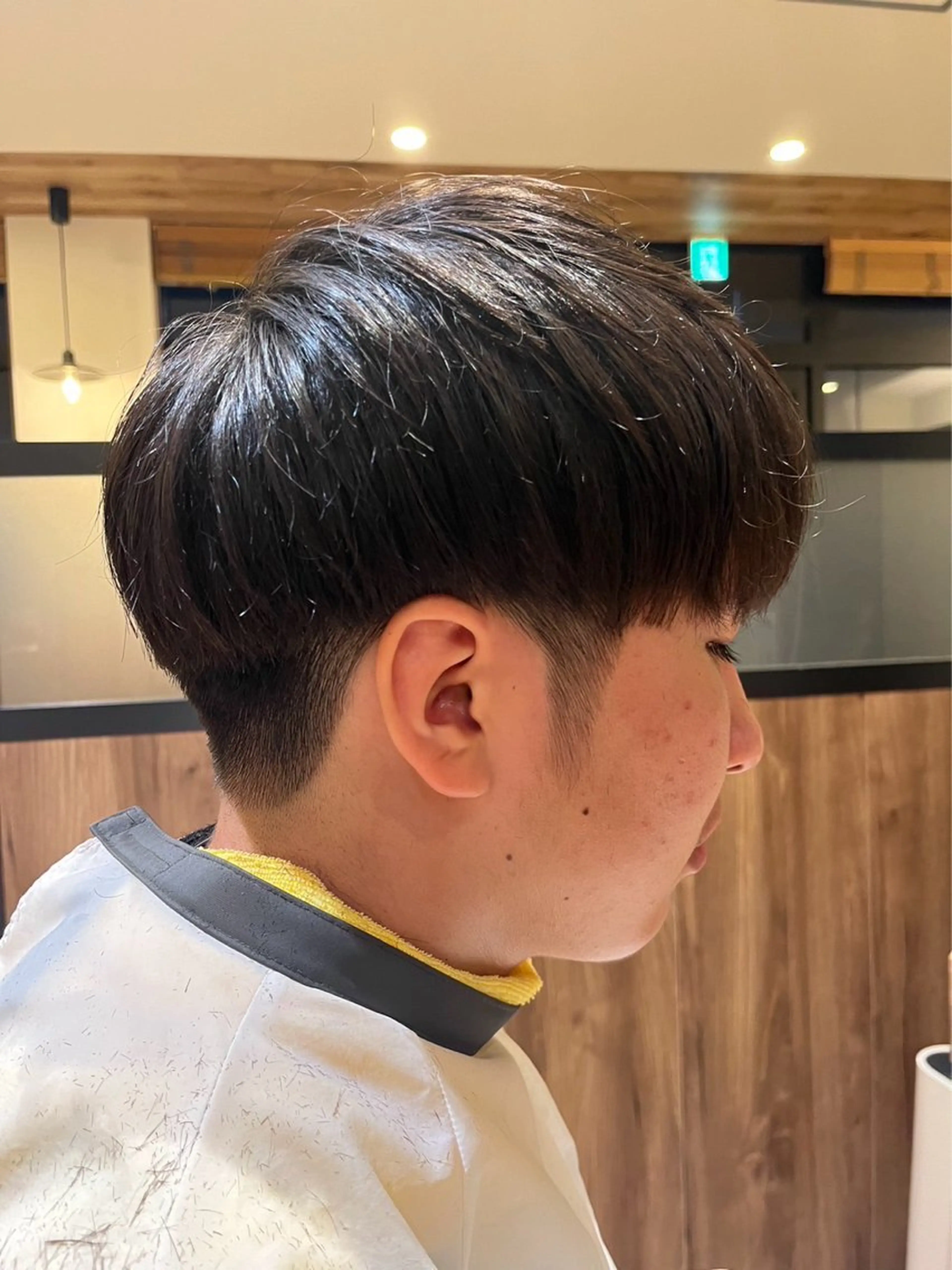 ショート メンズ マッシュ 刈り上げ 卒業式のヘアスタイル 🫧RYOグレージュ /透け感カラー🫧のヘアスタイル