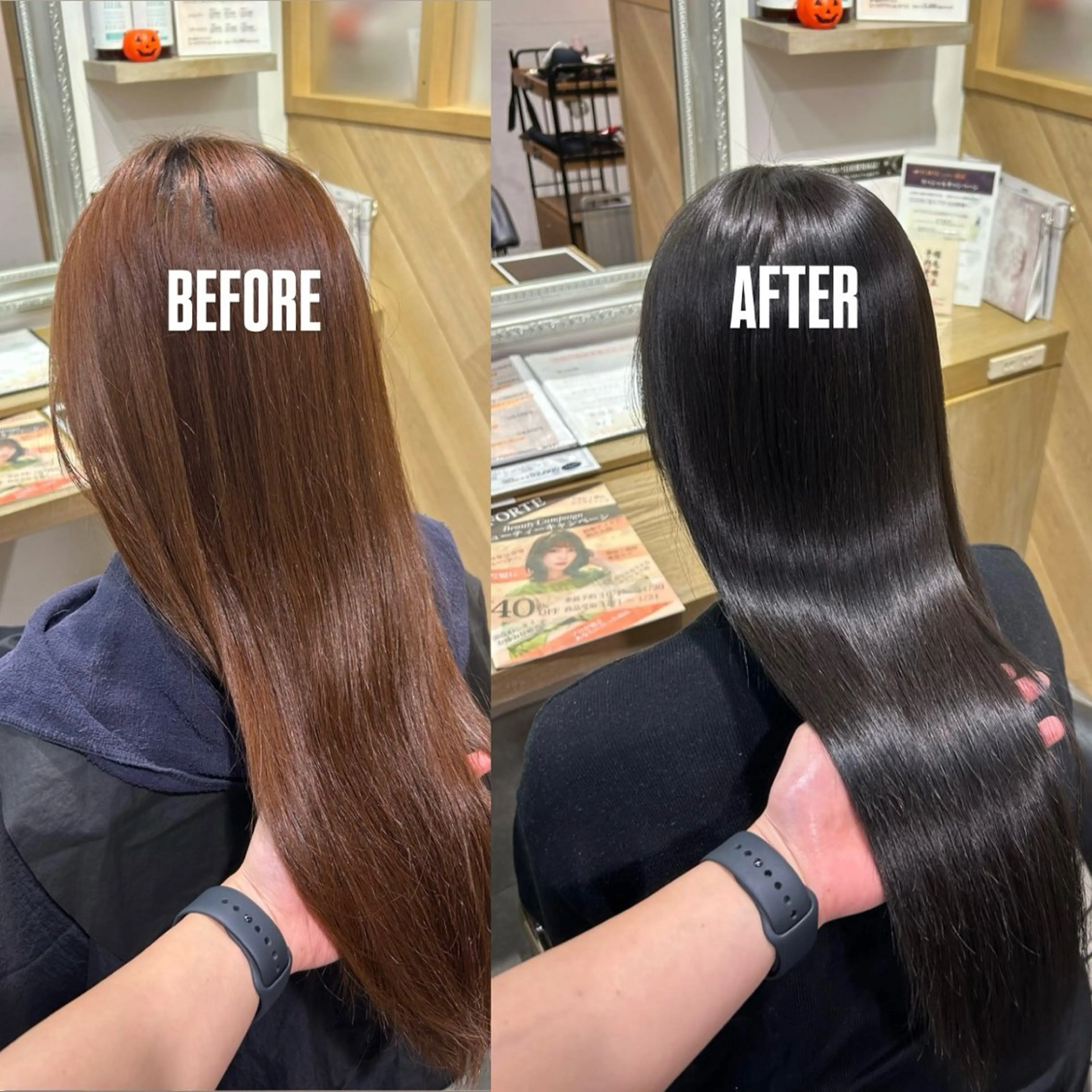 ロング トリートメント ヘアカラー トリートメント 小林 誉佳のヘアスタイル