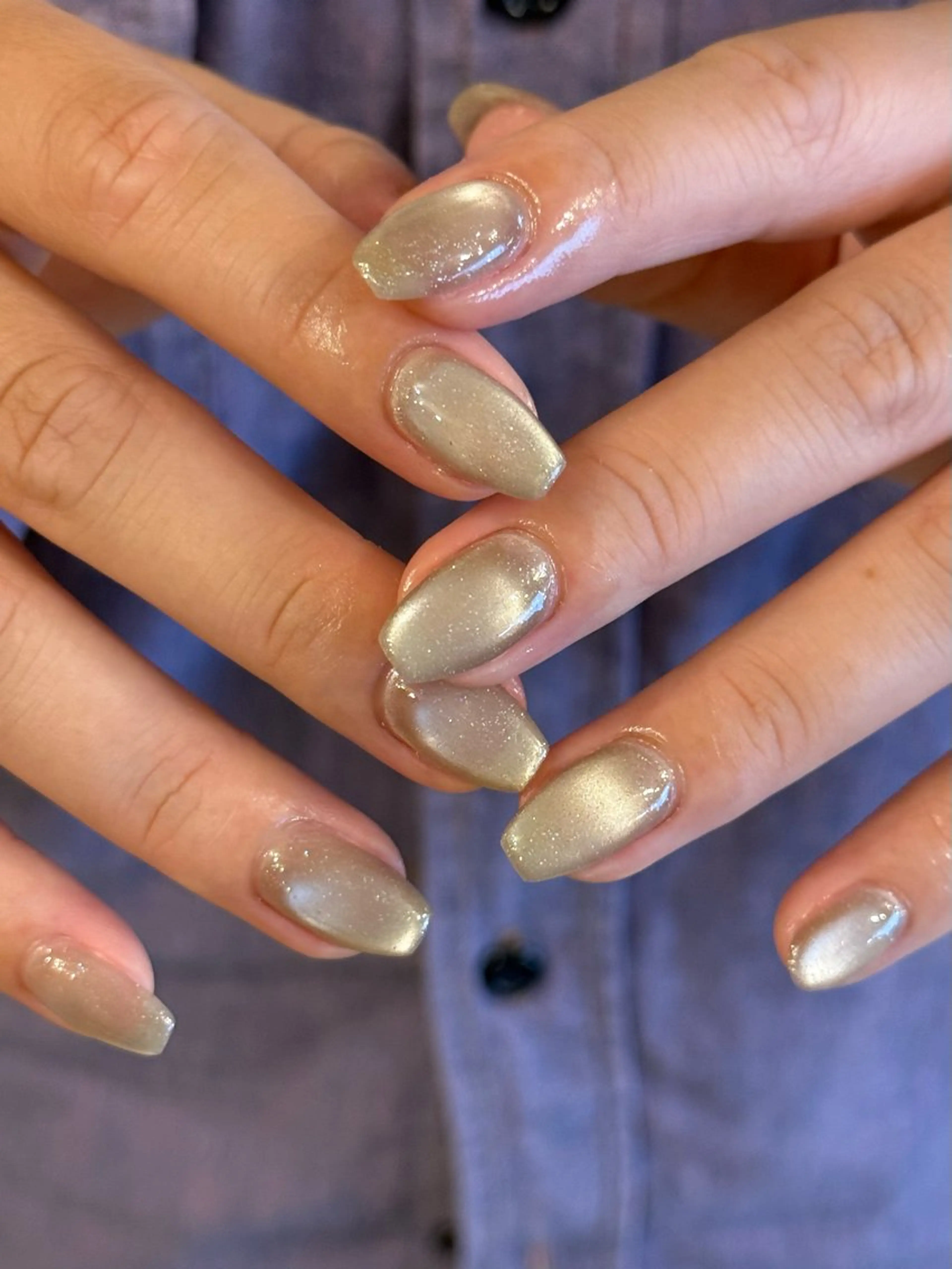 ネイル マグネットネイル マグネットワンカラー ワンカラーネイル filonnail asukaのネイルデザイン