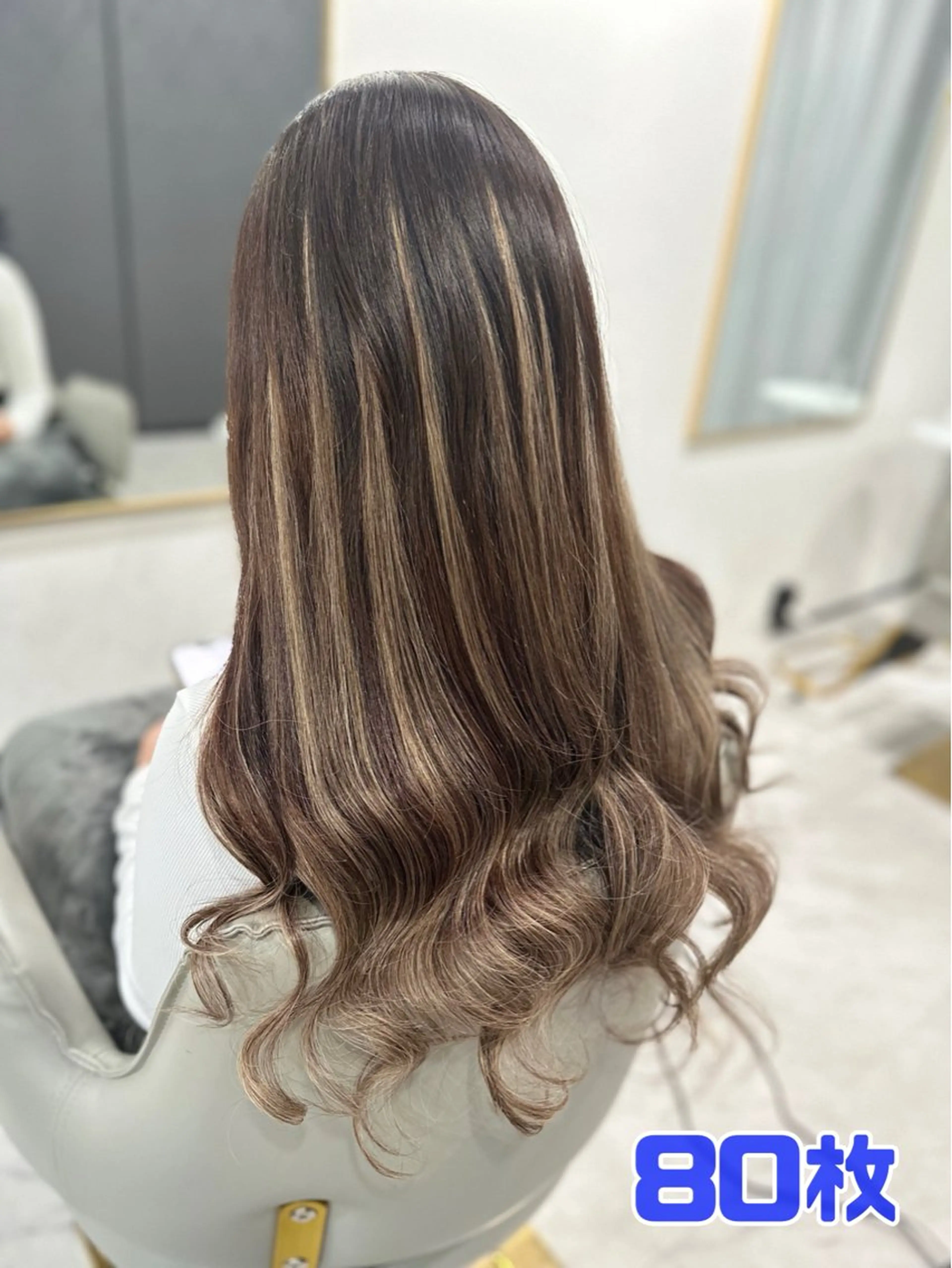 ロング レイヤーカット ロング エクステ シールエクステAOI 🫧🩵NEOBOXのヘアスタイル