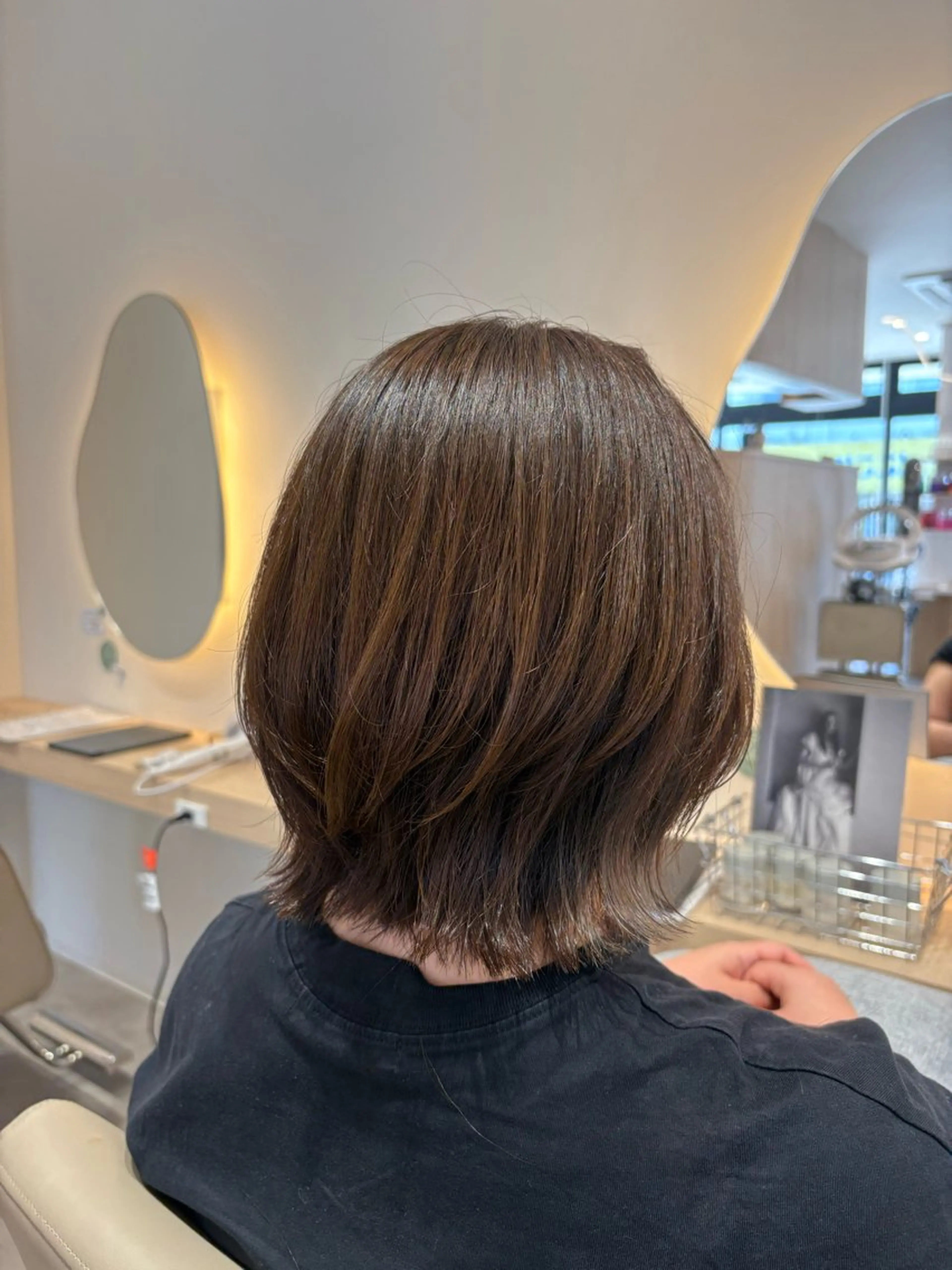 ミディアム カラー カット ヘアカラー レイヤー/透明感/髪 質改善/メンズ/佐藤のヘアスタイル