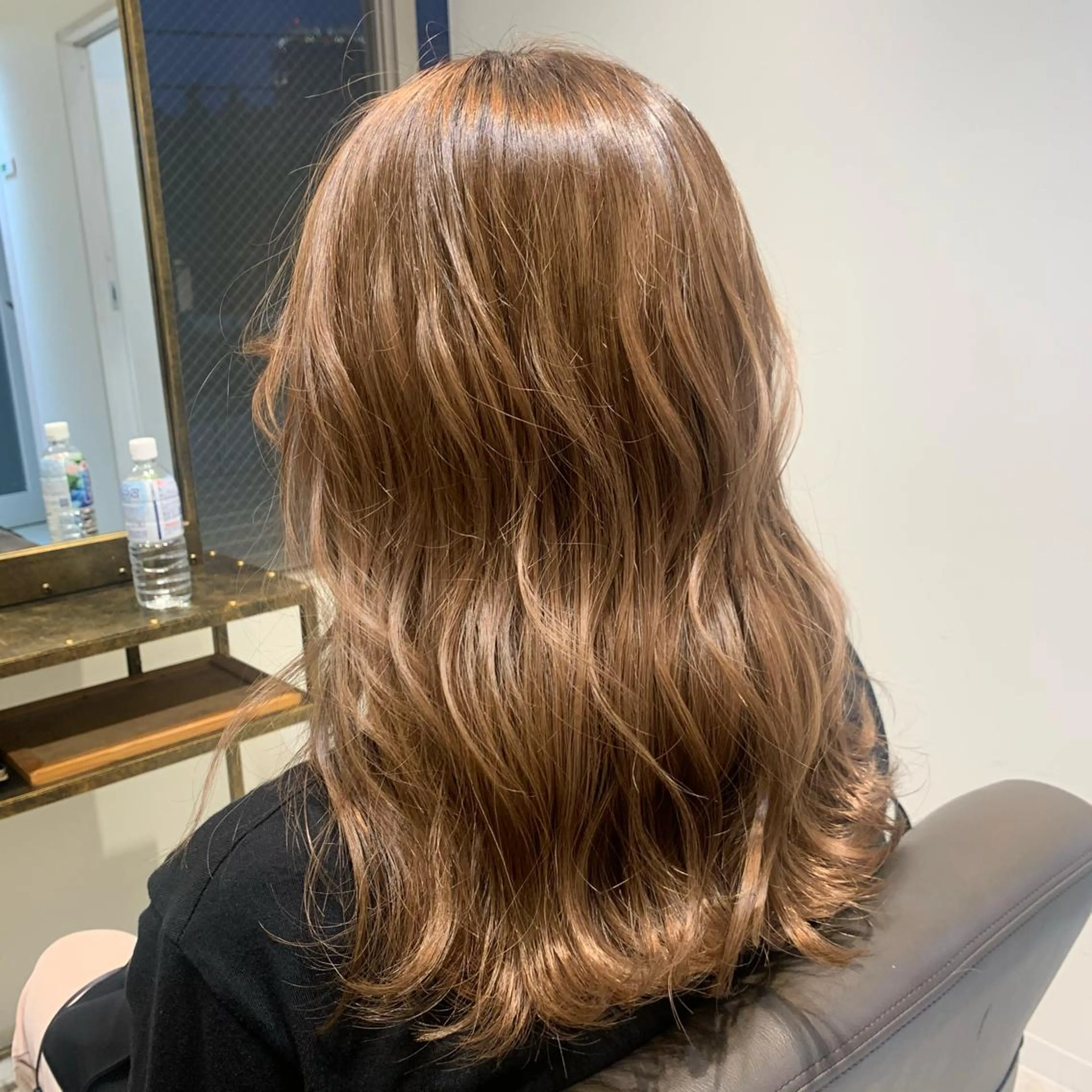 セミロング 韓国風ヘア カット ヘアカラー トリートメント soëll所属・🤍そぶえ　ゆうな/ 暖色カラー/縮毛矯正のヘアスタイル