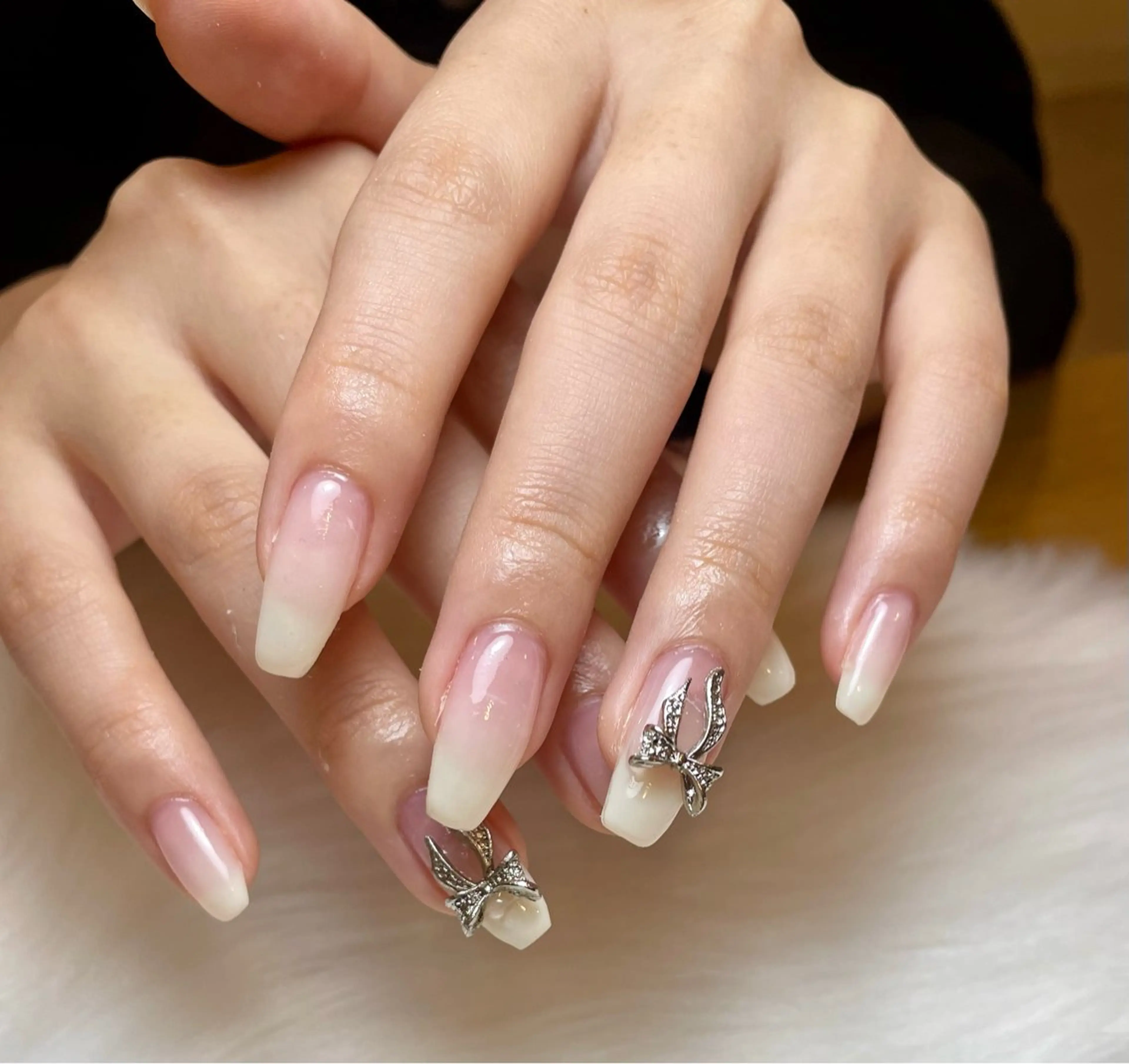 ネイル グラデーション 持ち込み eyelash&nail YUZUME所属・Narumi/ YUZUME銀座のネイルデザイン