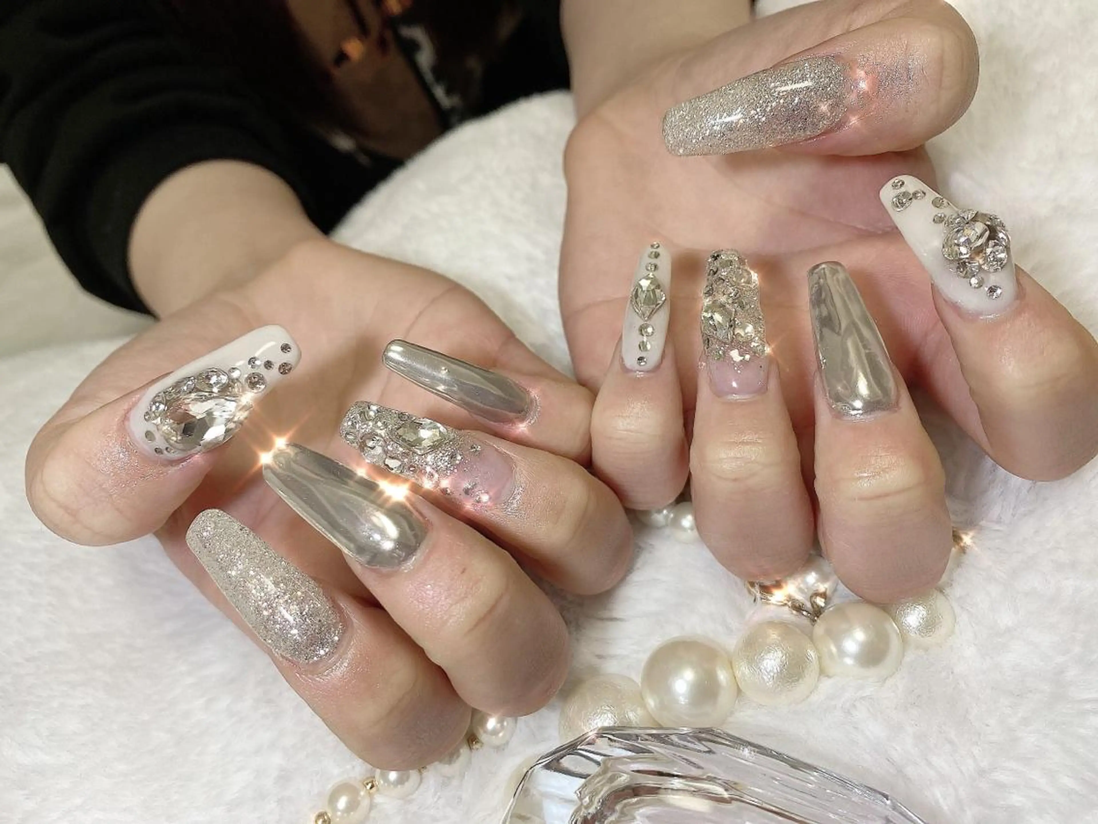 ネイル 長さ出し private salon NIKOのネイルデザイン