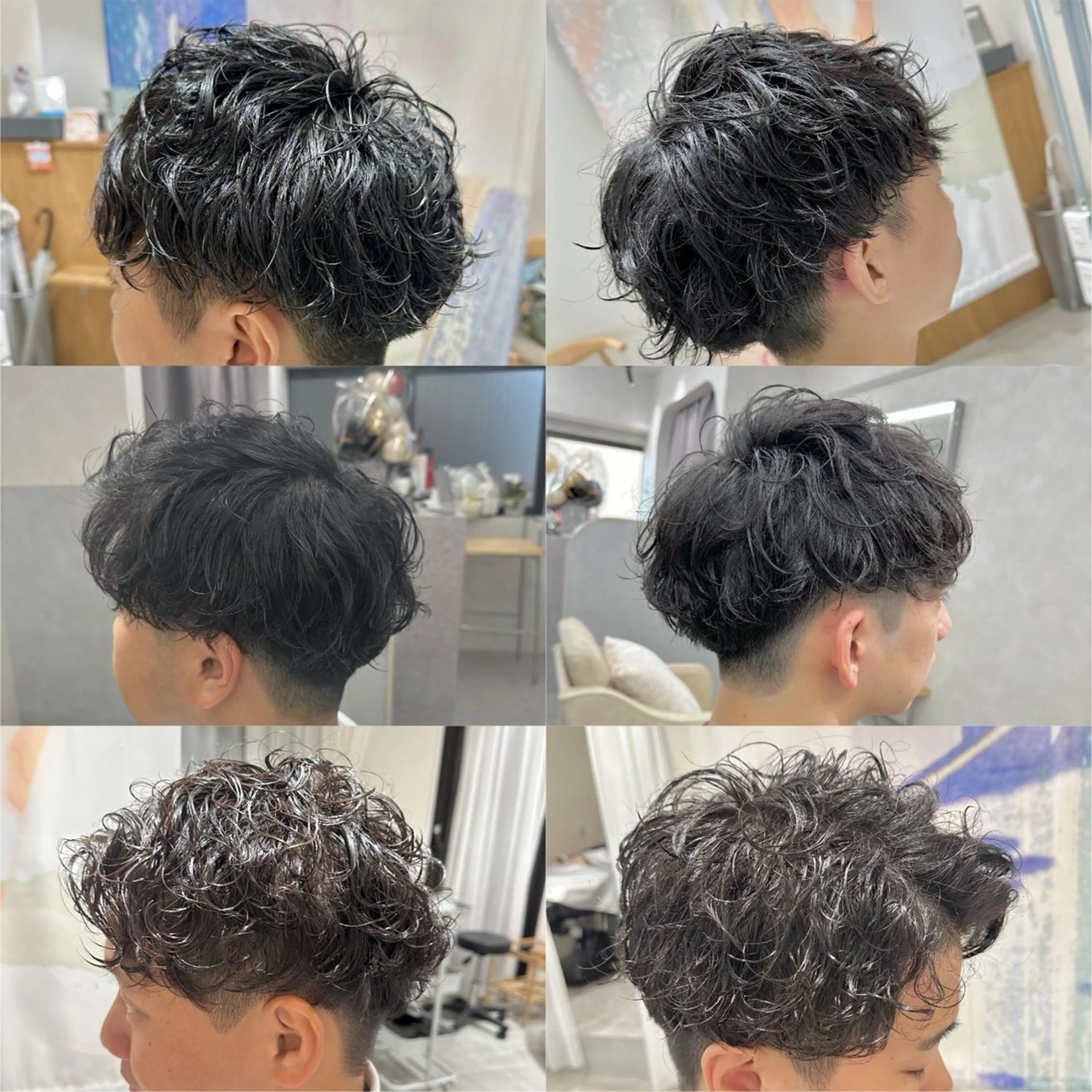 【平日限定】『頭皮洗浄付き』men'sカット＋似合わせパーマ＋ケアTRの写真