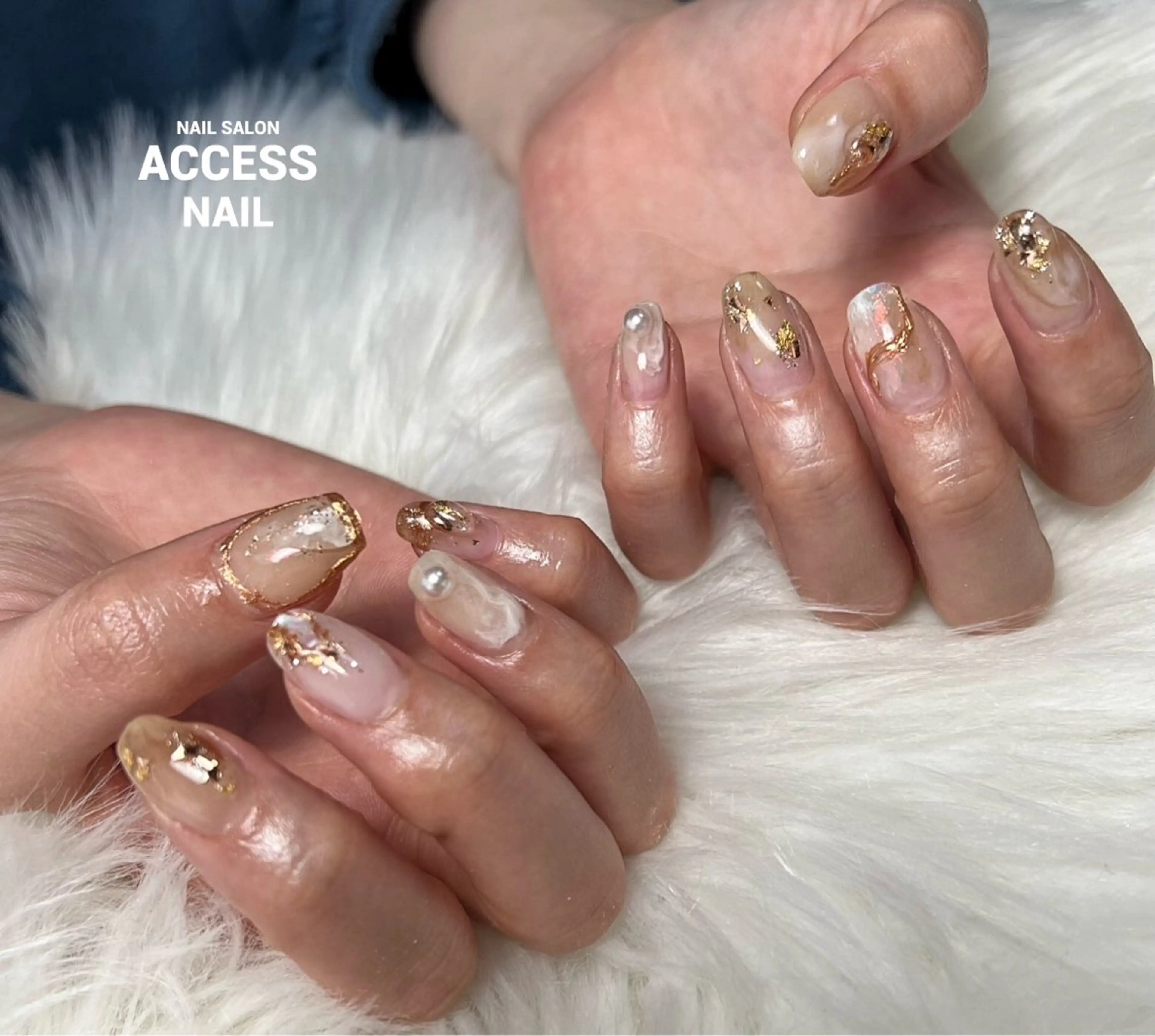 ネイル access nailのネイルデザイン