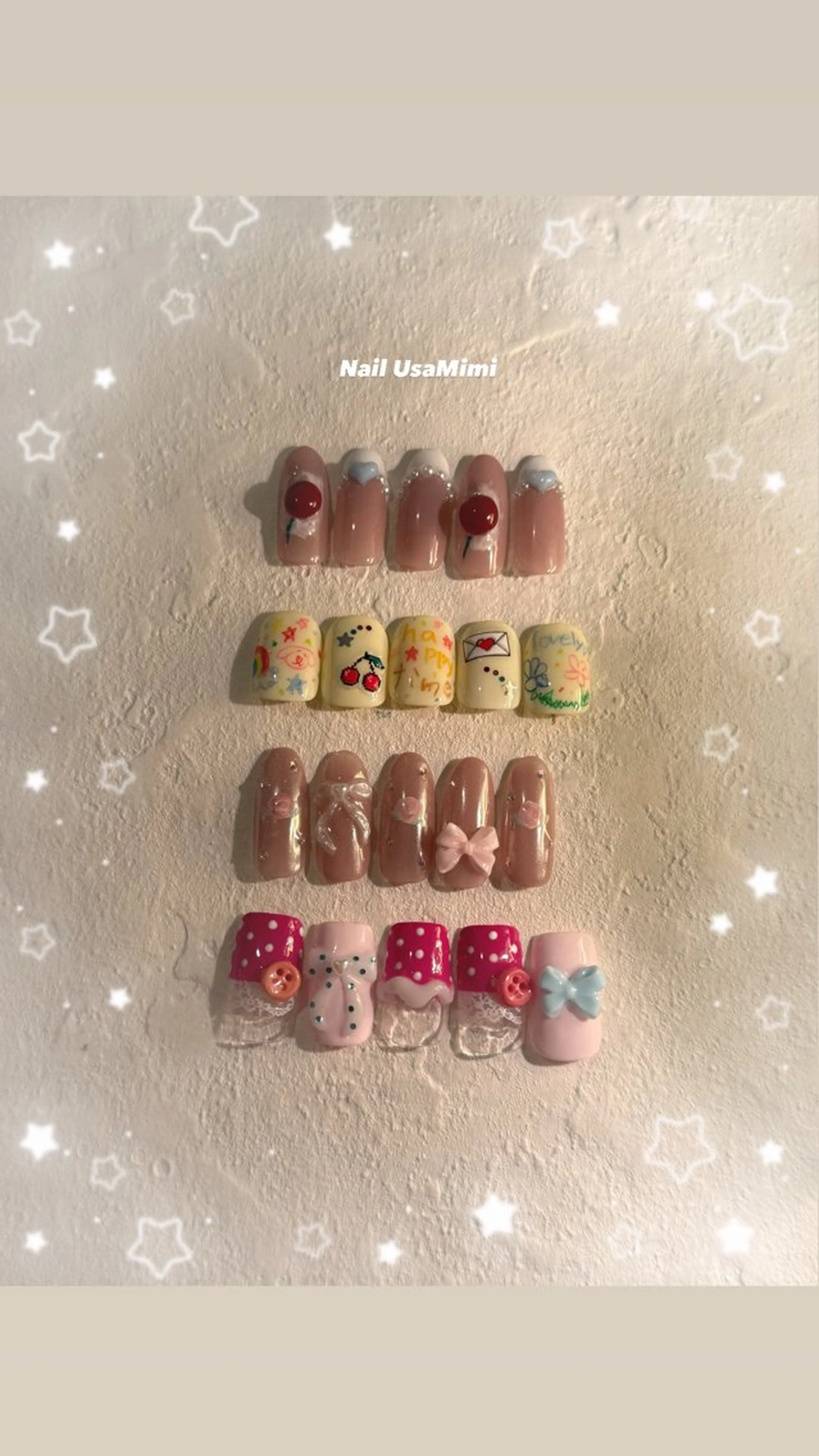 ネイル ハンドネイル 本町NailUsaM imi KEINAのネイルデザイン