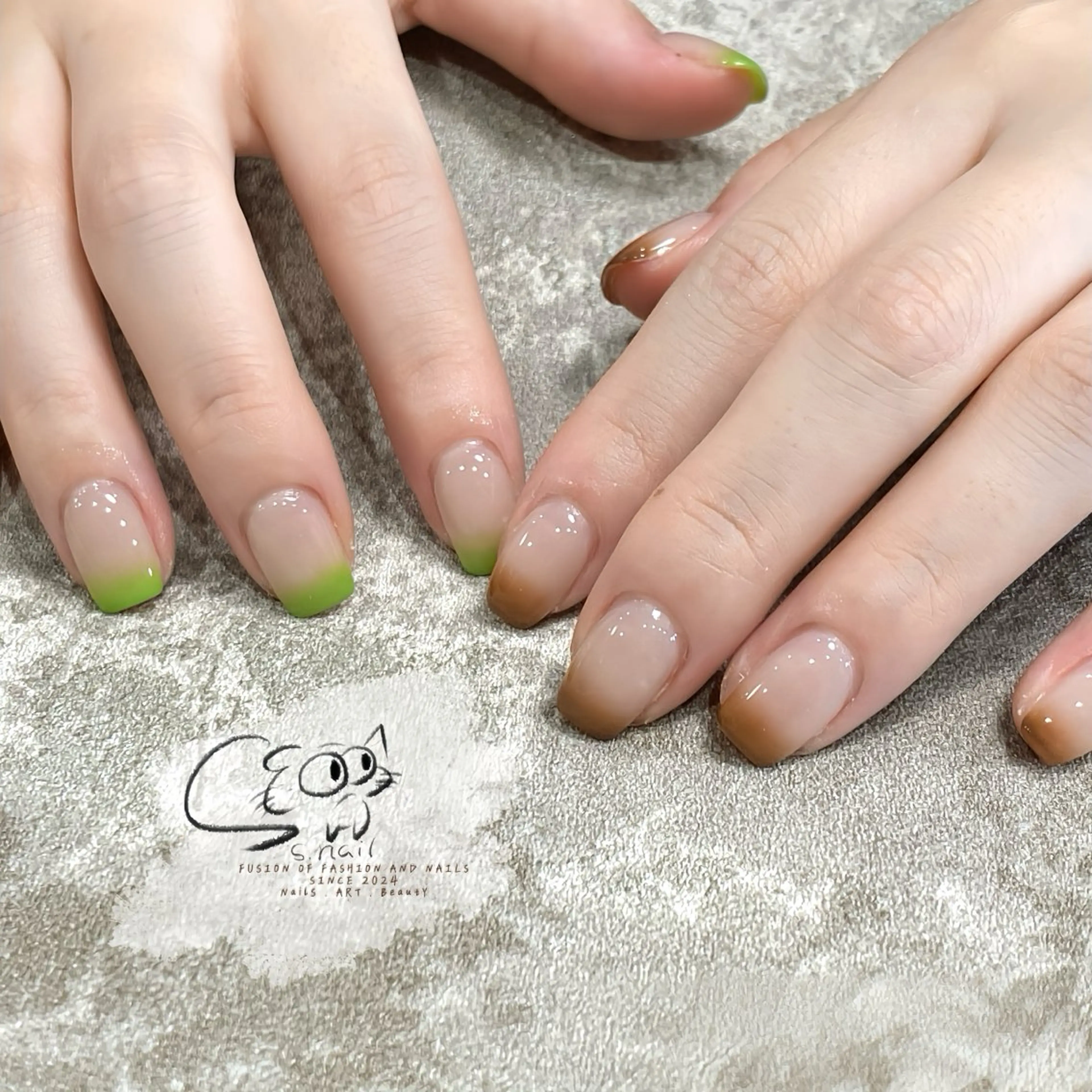 ネイル チークネイル フレンチネイル グラデーション マグネットネイル ワンカラーネイル ハンドネイル S.nail所属・S.nail _のネイルデザイン