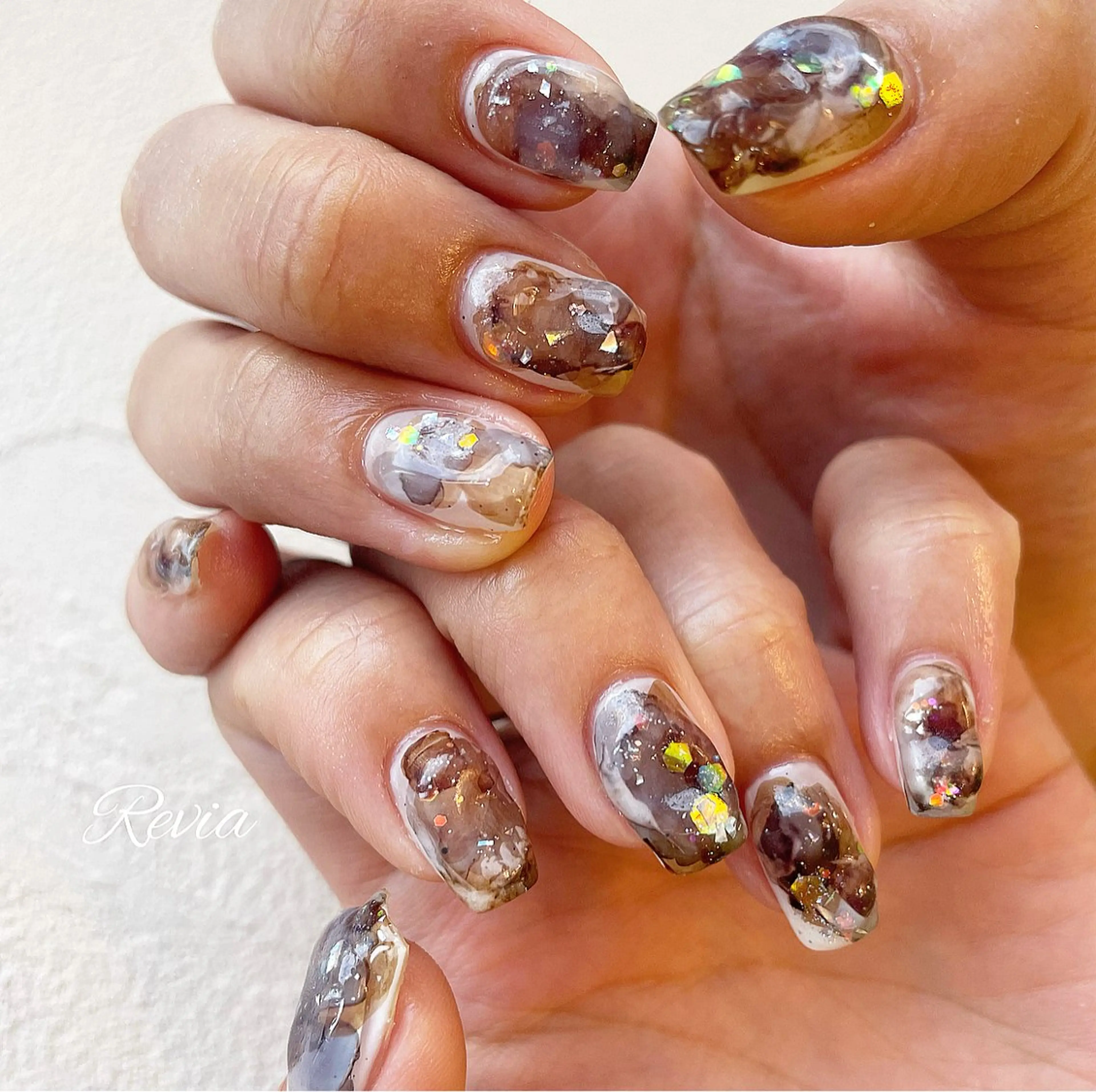 ネイル ハンドネイル revia所属・ERI Nailistのネイルデザイン