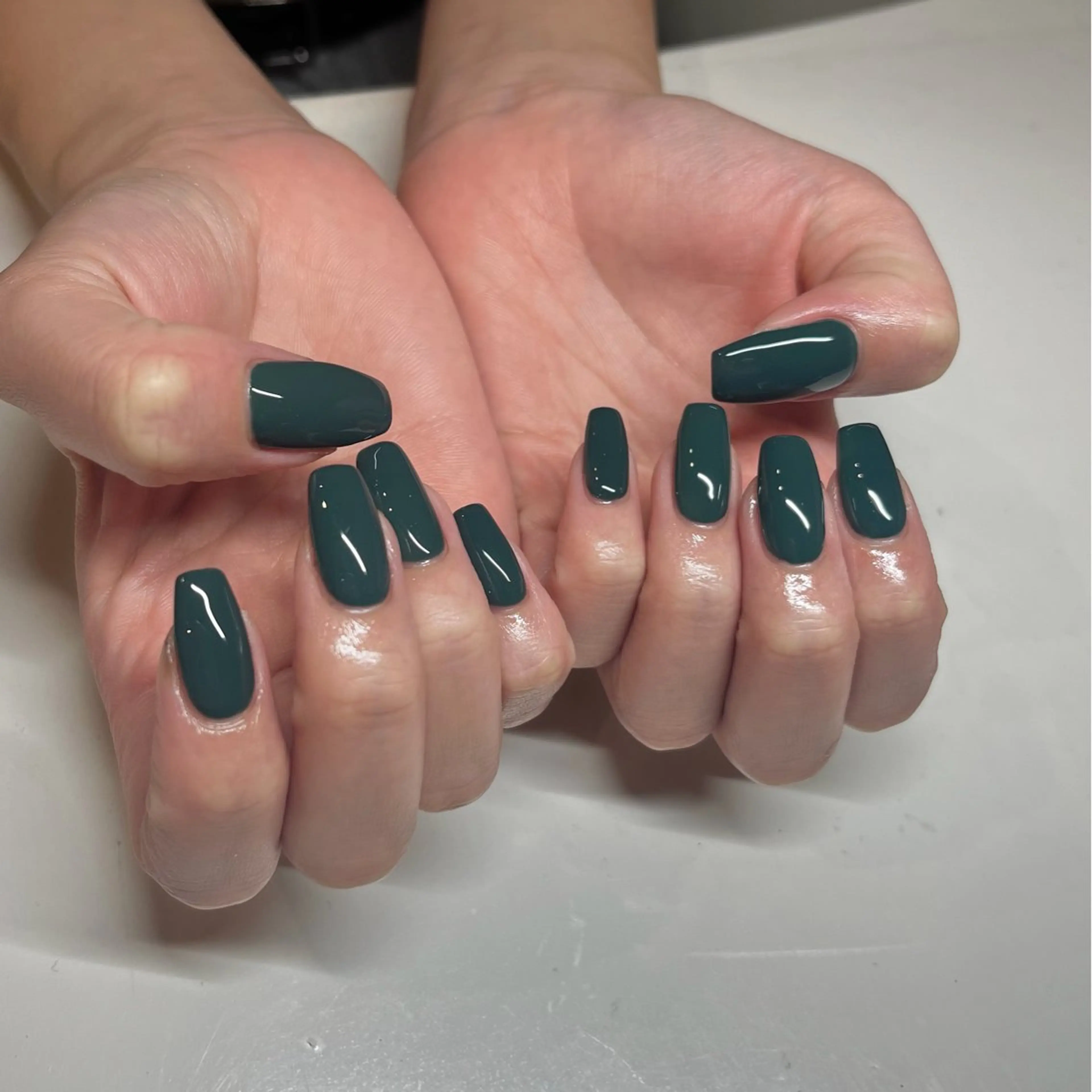 ネイル ワンカラーネイル シンプルネイル イーミリー市川店 moekaのネイルデザイン