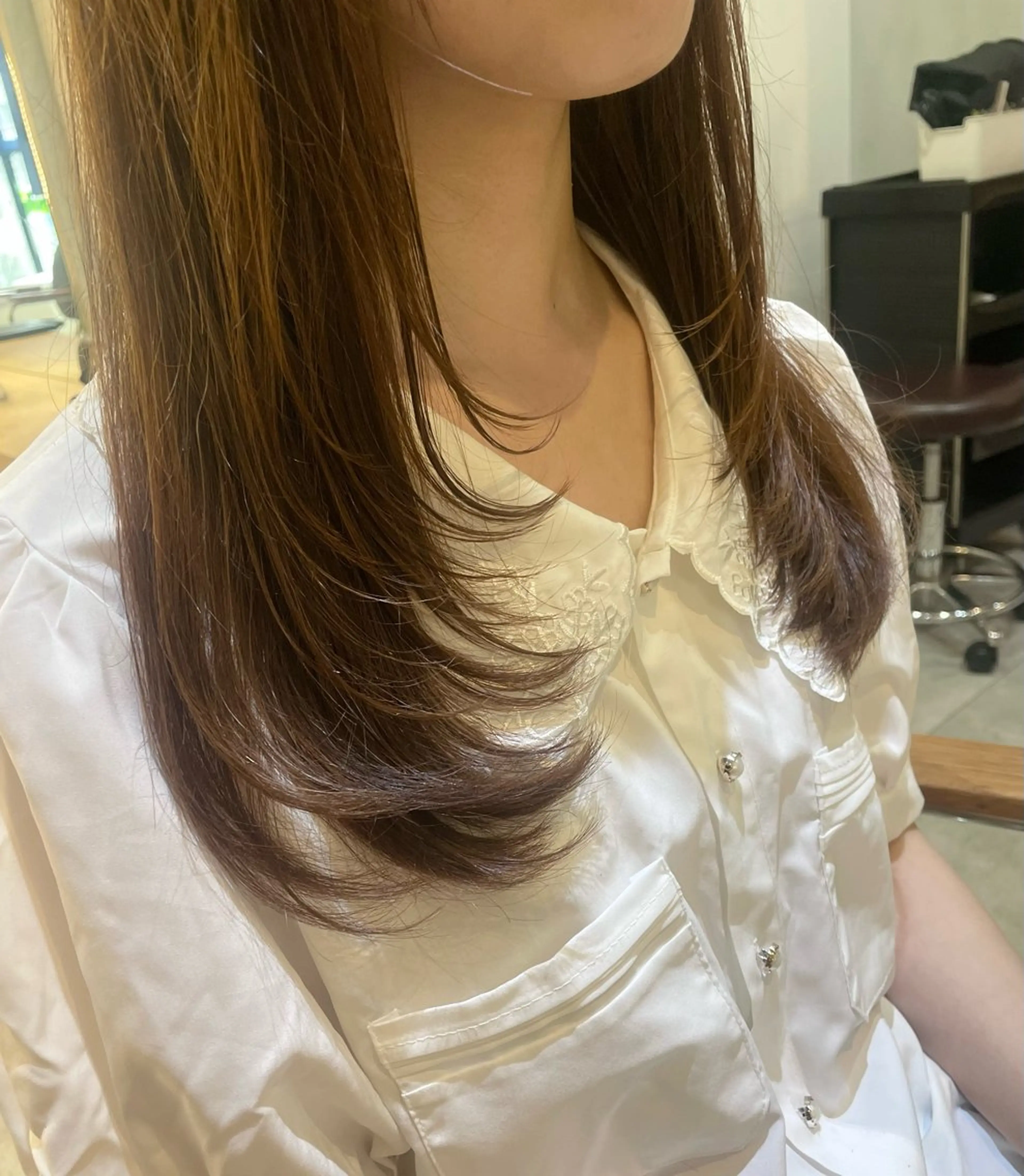 セミロング レイヤーカット 櫻井 未悠のヘアスタイル